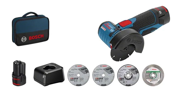 Bosch Professional GWS 12V-76 (2x GBA 2.0) -akkukulmahiomakone