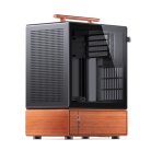 Jonsbo T7 midi-tower chassi med fönster, svart