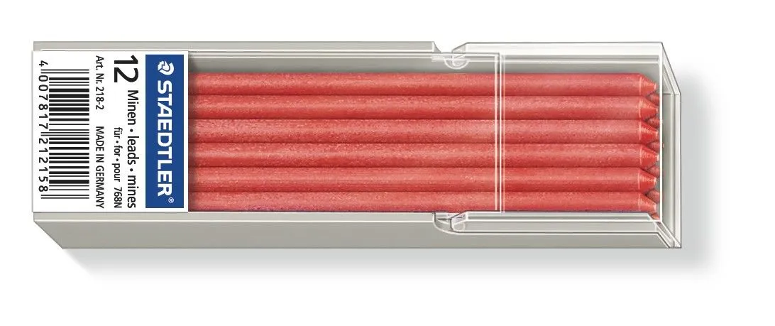 Marker Lumocolour non-perm omnichrom refill red (12)