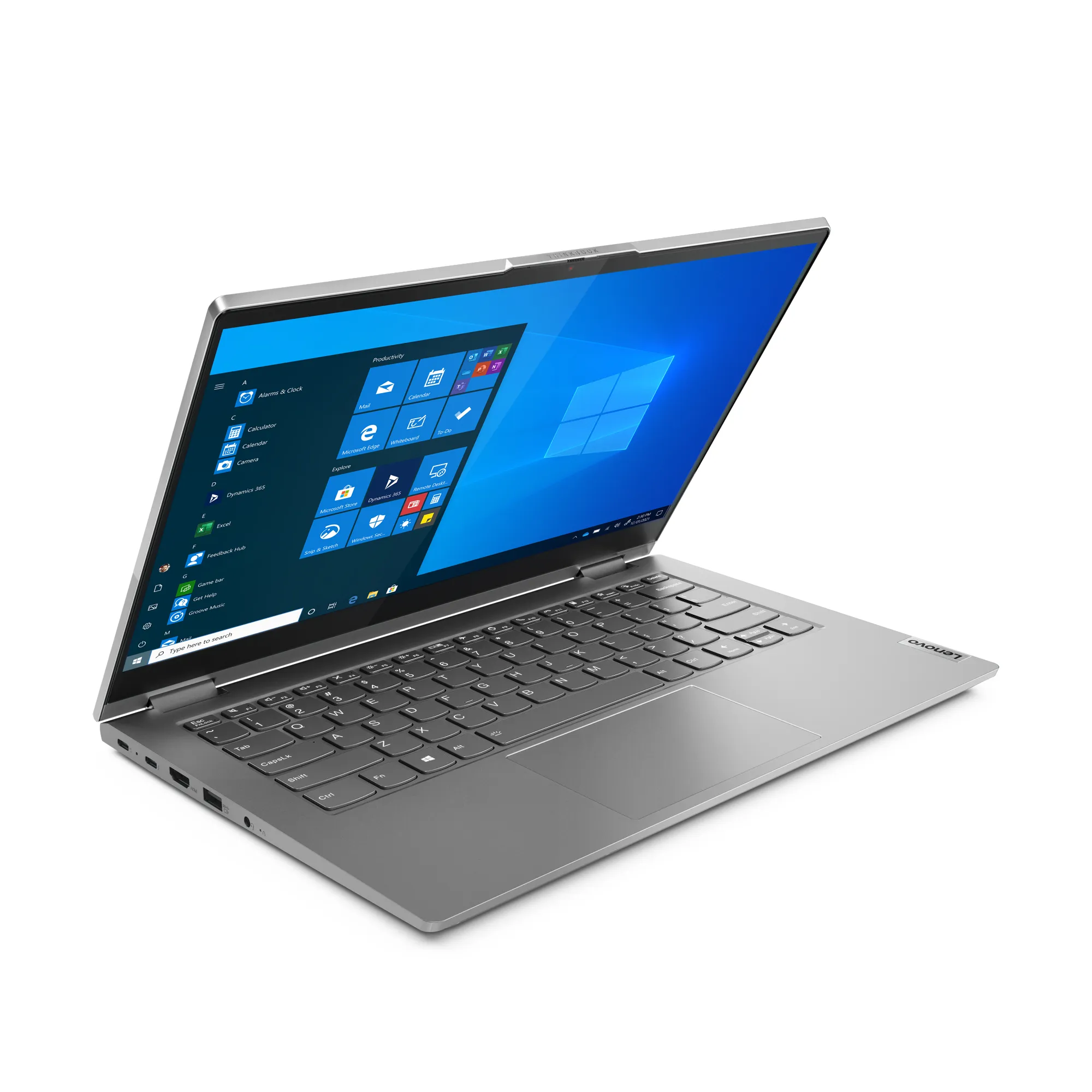Lenovo ThinkBook 14s Yoga G3 IRU 14" i7-1355U, 16 Gt, 512 Gt, Win 11 Pro -kannettava, harmaa