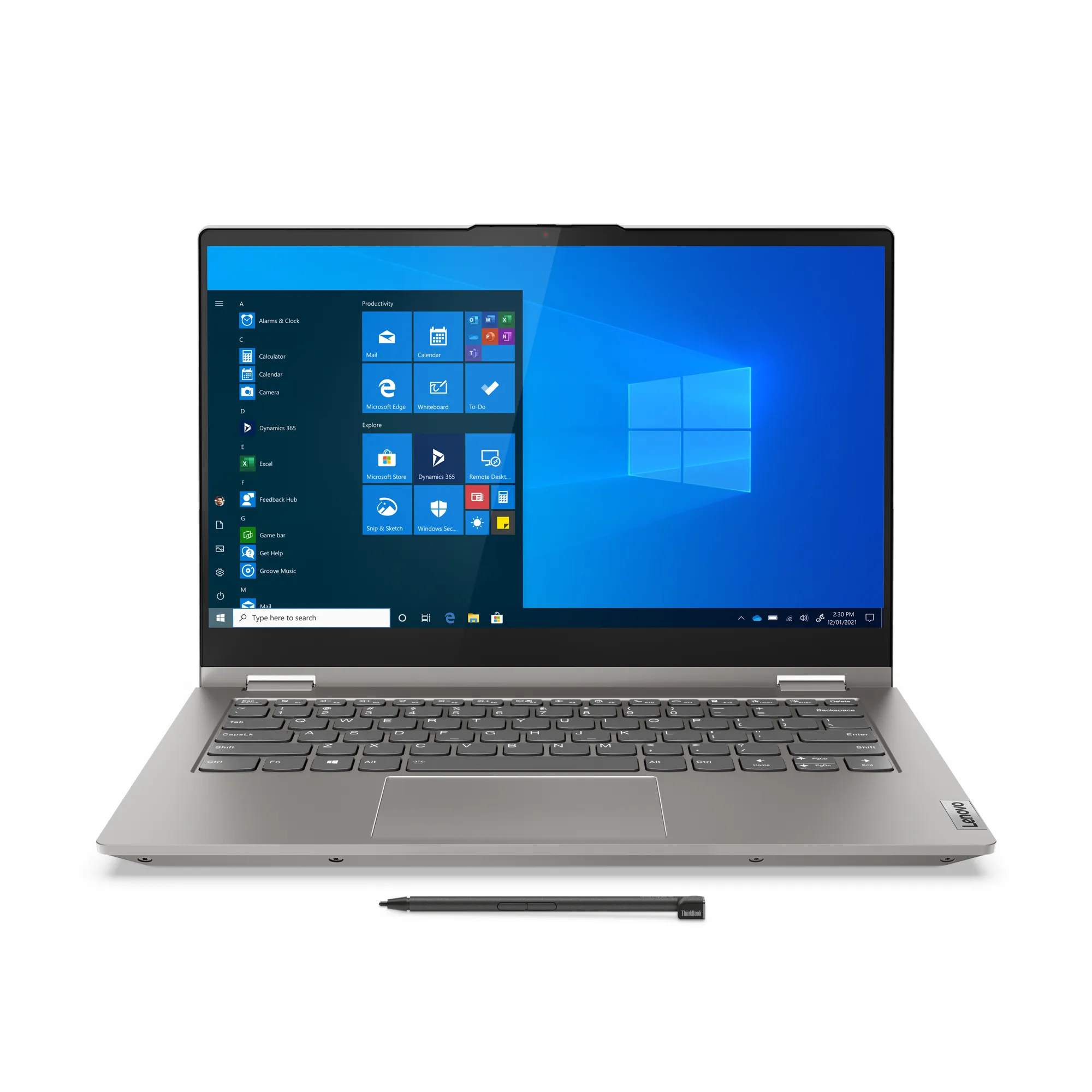 Lenovo ThinkBook 14s Yoga G3 IRU 14" i7-1355U, 16 Gt, 512 Gt, Win 11 Pro -kannettava, harmaa
