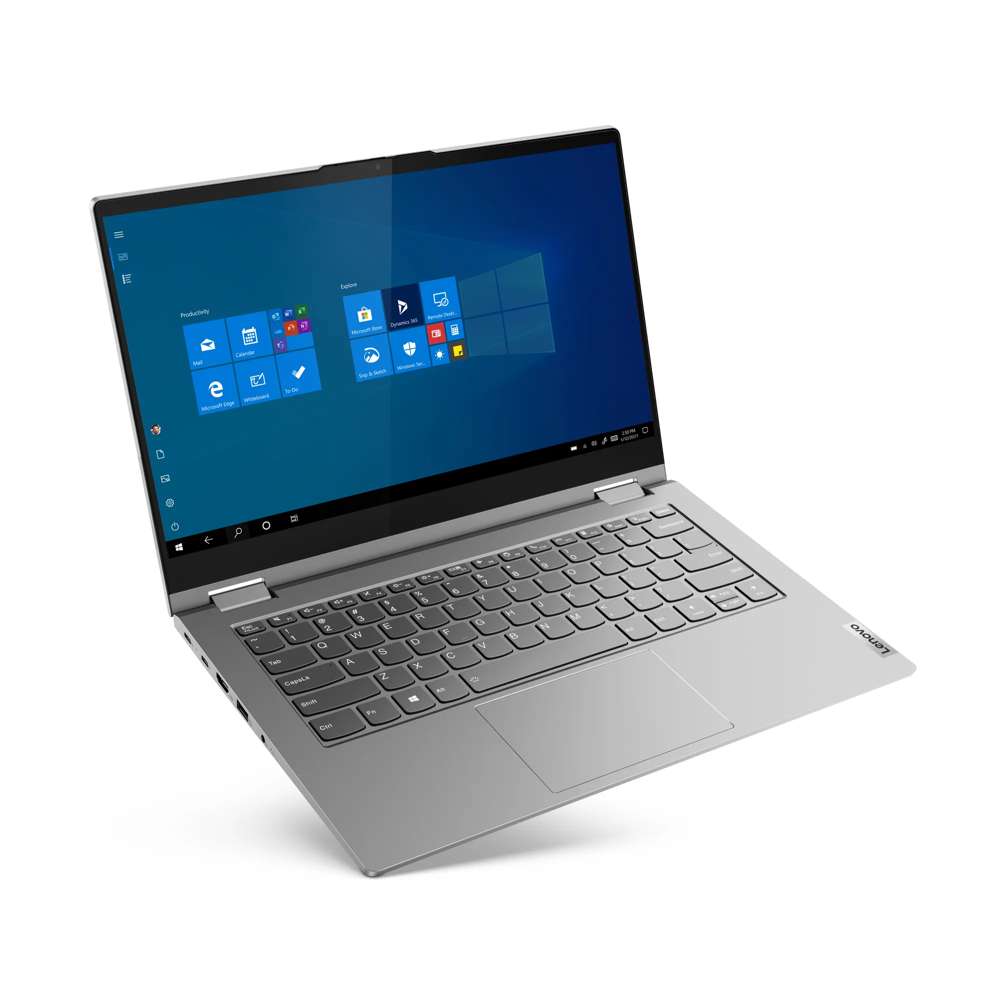 Lenovo ThinkBook 14s Yoga G3 IRU 14" i7-1355U, 16 Gt, 512 Gt, Win 11 Pro -kannettava, harmaa