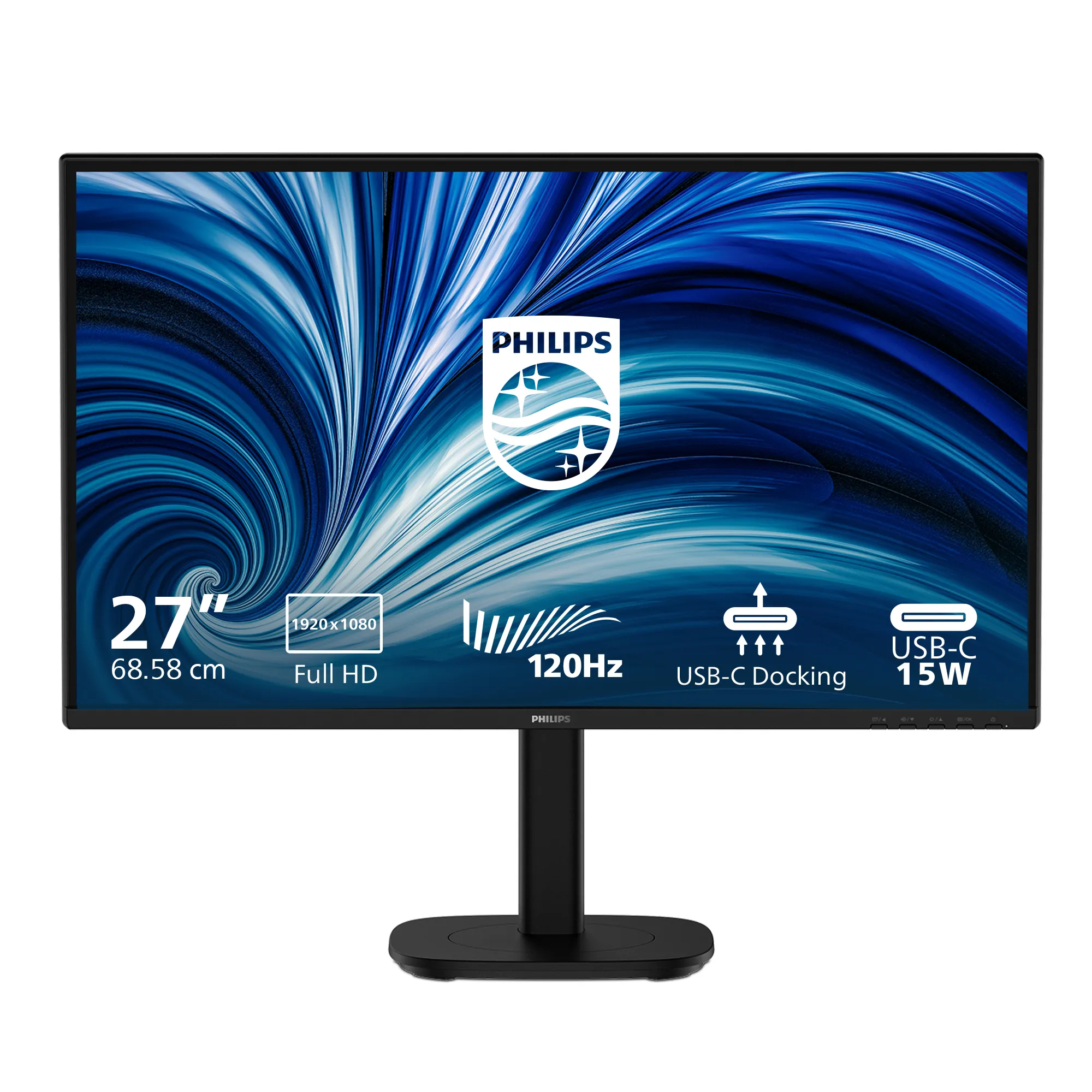 Philips 27B2U3301/00 27" Full HD, IPS sk&auml;rm med USB-C hub
