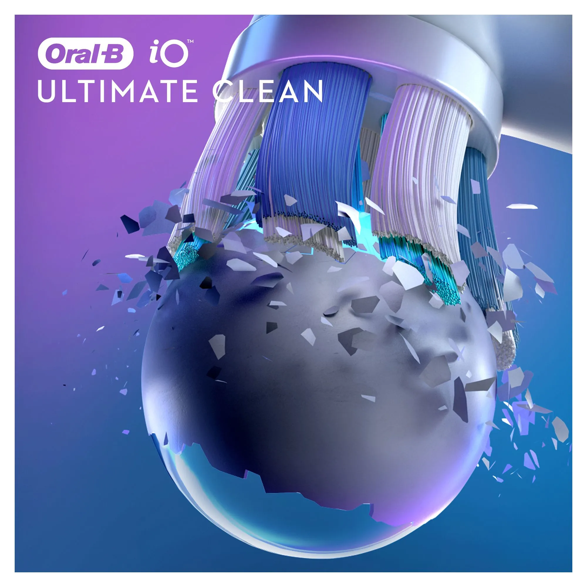 Oral-B iO Ultimate Clean Vit - borsthuvuden, 4 st