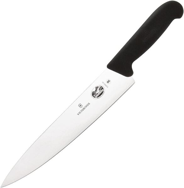 Kokkiveitsi Victorinox Fibrox terä 22 cm Musta,