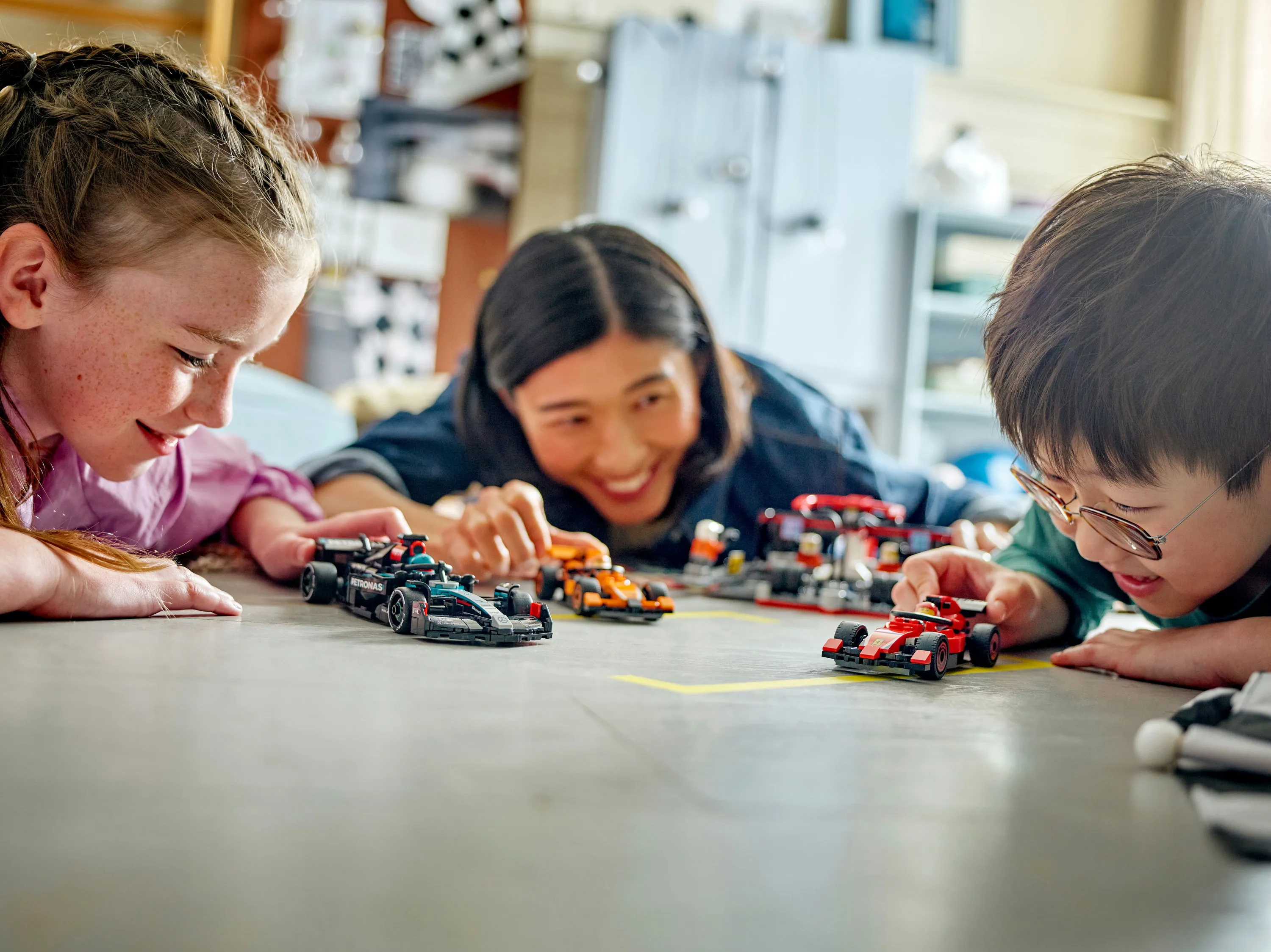 LEGO City F1 Pit Stop and Crew and Ferrari Car 60443