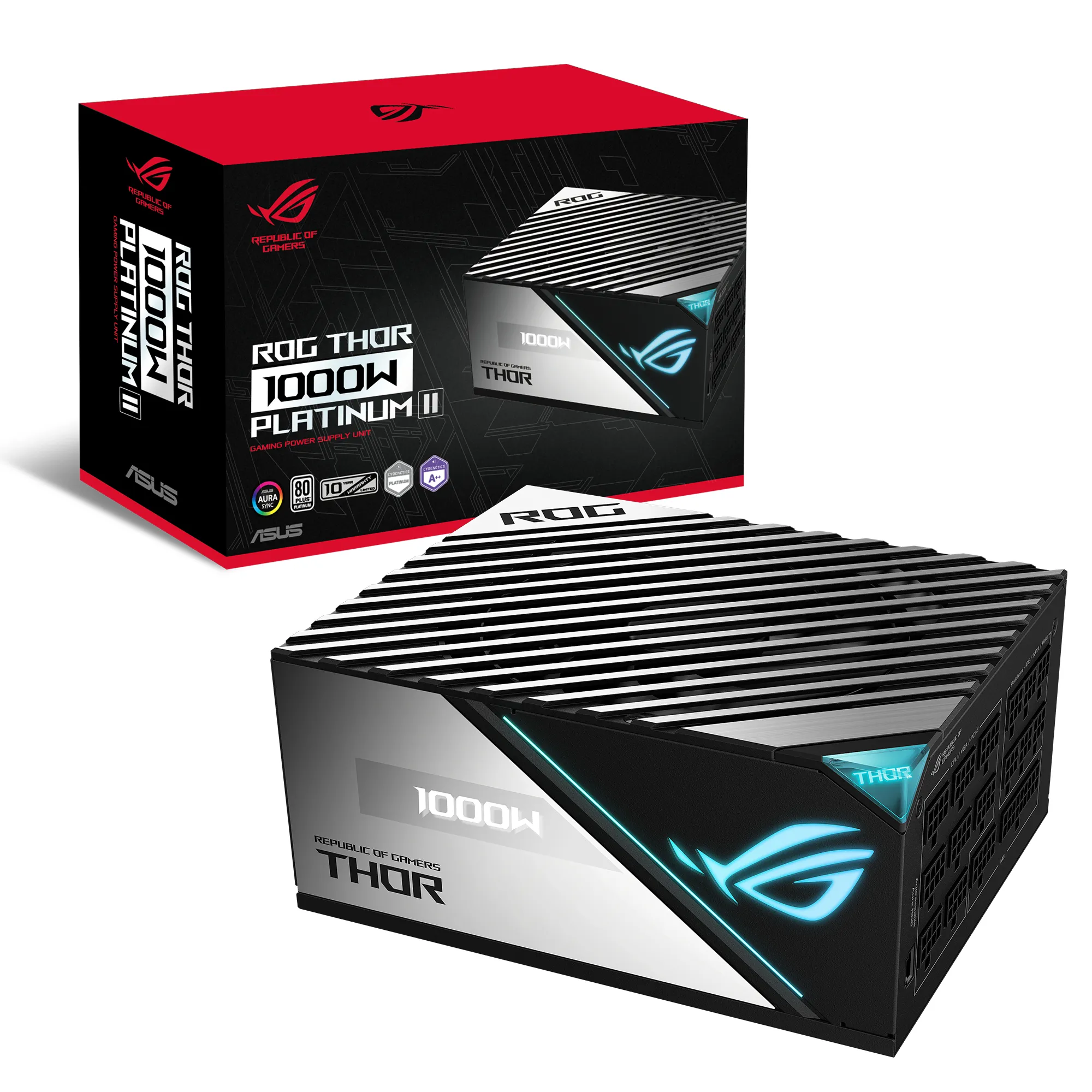 Asus ROG THOR 1000W -virtal&auml;hde, 80 Plus Platinum (EVA Edition)