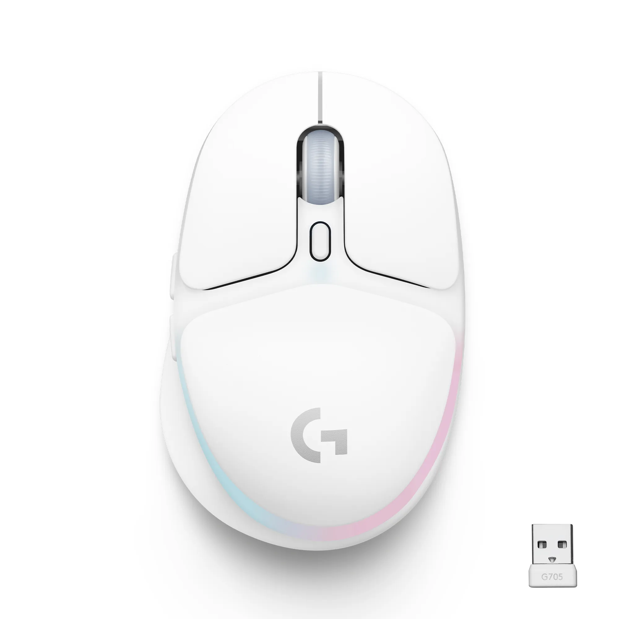 Logitech G705 - wireless gaming mouse, white