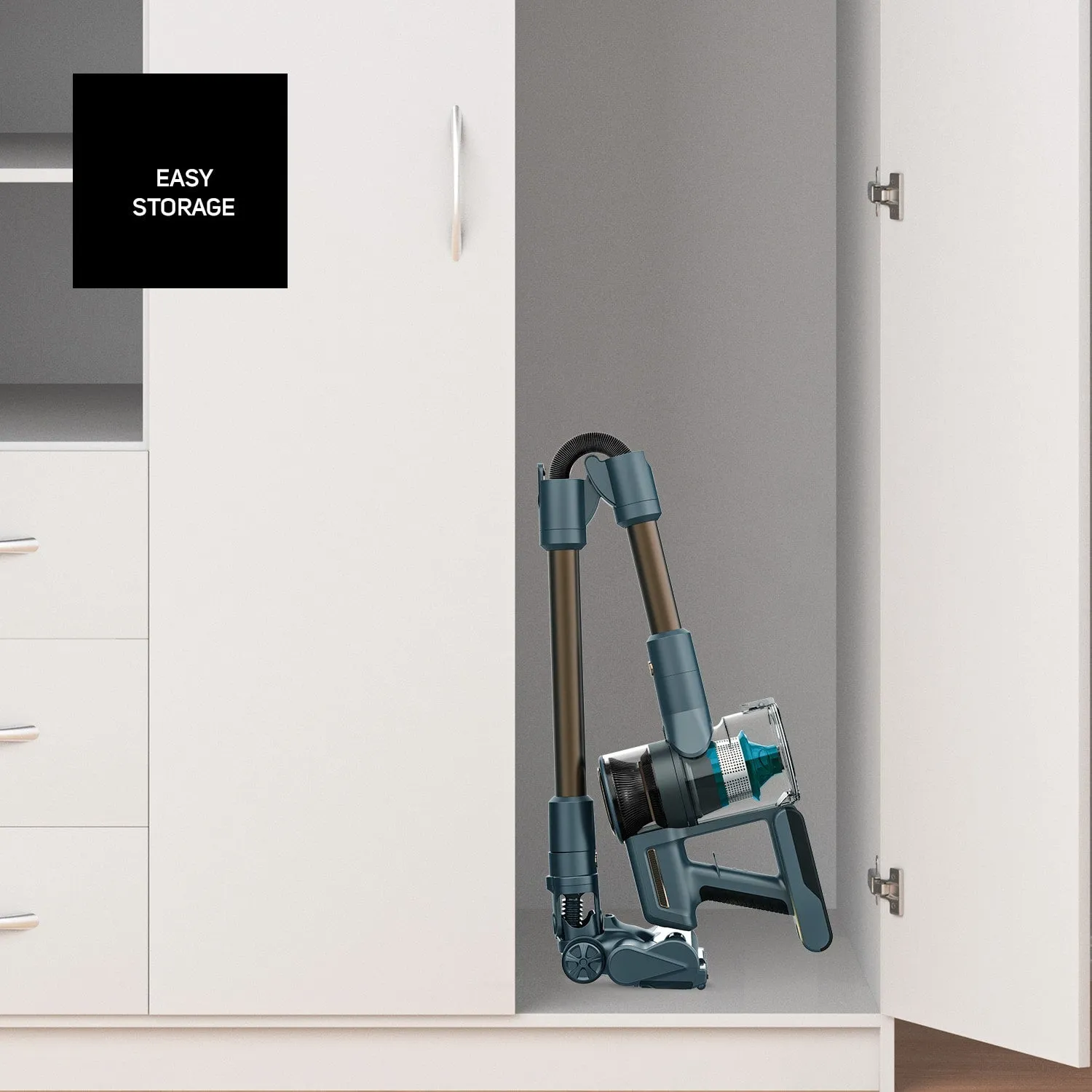 TAURUS Homeland Digital Animal Flex - skaftdammsugare, bl&aring;