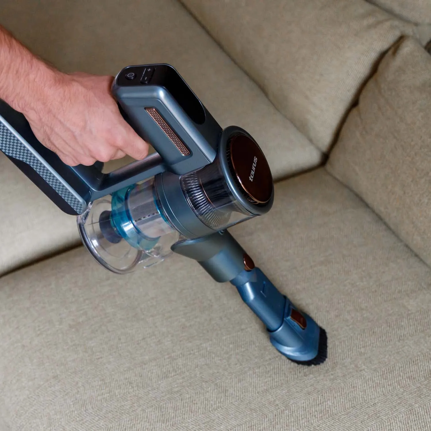 TAURUS Homeland Digital Animal Flex - skaftdammsugare, bl&aring;