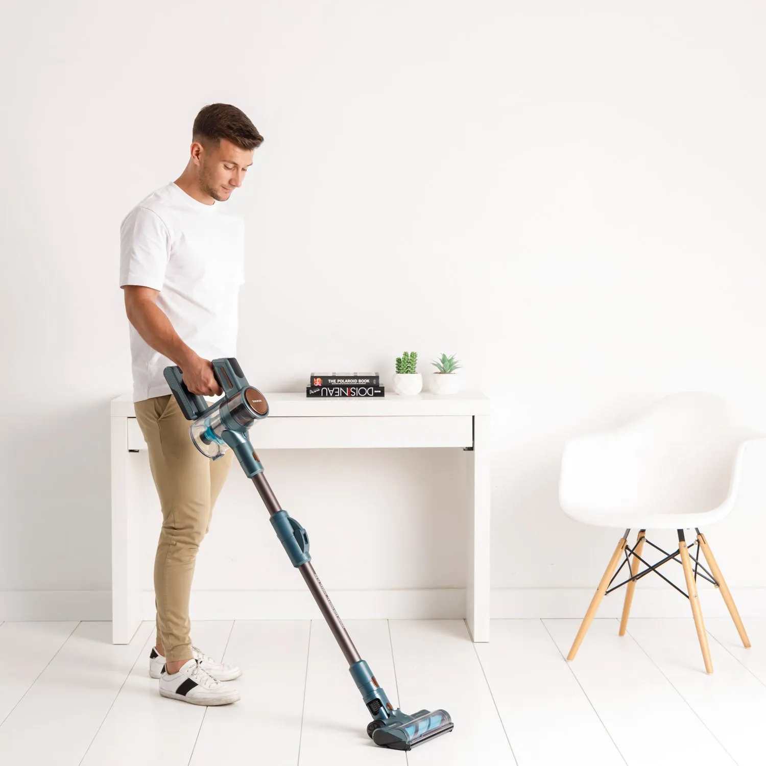 TAURUS Homeland Digital Animal Flex - skaftdammsugare, blå