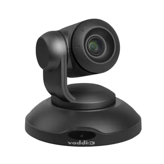 Vaddio ConferenceSHOT AV Camera - 10x Zoom, 74&deg; FOV, USB, IP-Streaming, 2x Mic input, black/silver