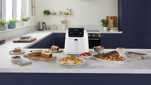 Ninja Air Fryer MAX AF180EUWH, 6,2 l, 2000 W, airfryer, vit