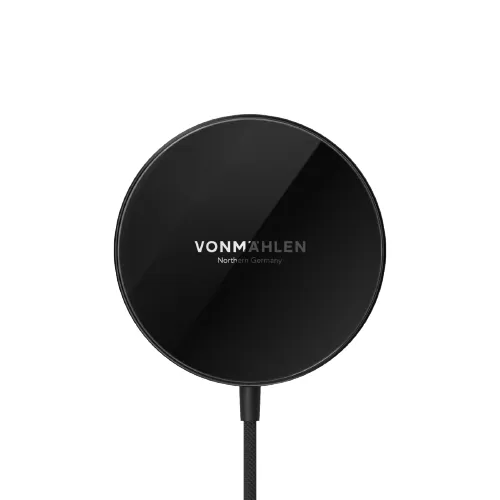 Aura Mini - The Magnetic Wireless Charging Pad, Svart