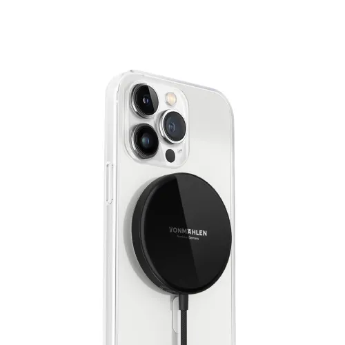 Aura Mini - The Magnetic Wireless Charging Pad, Svart