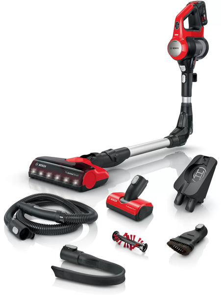 Bosch Unlimited 7 ProAnimal - skaftdammsugare, röd/svart