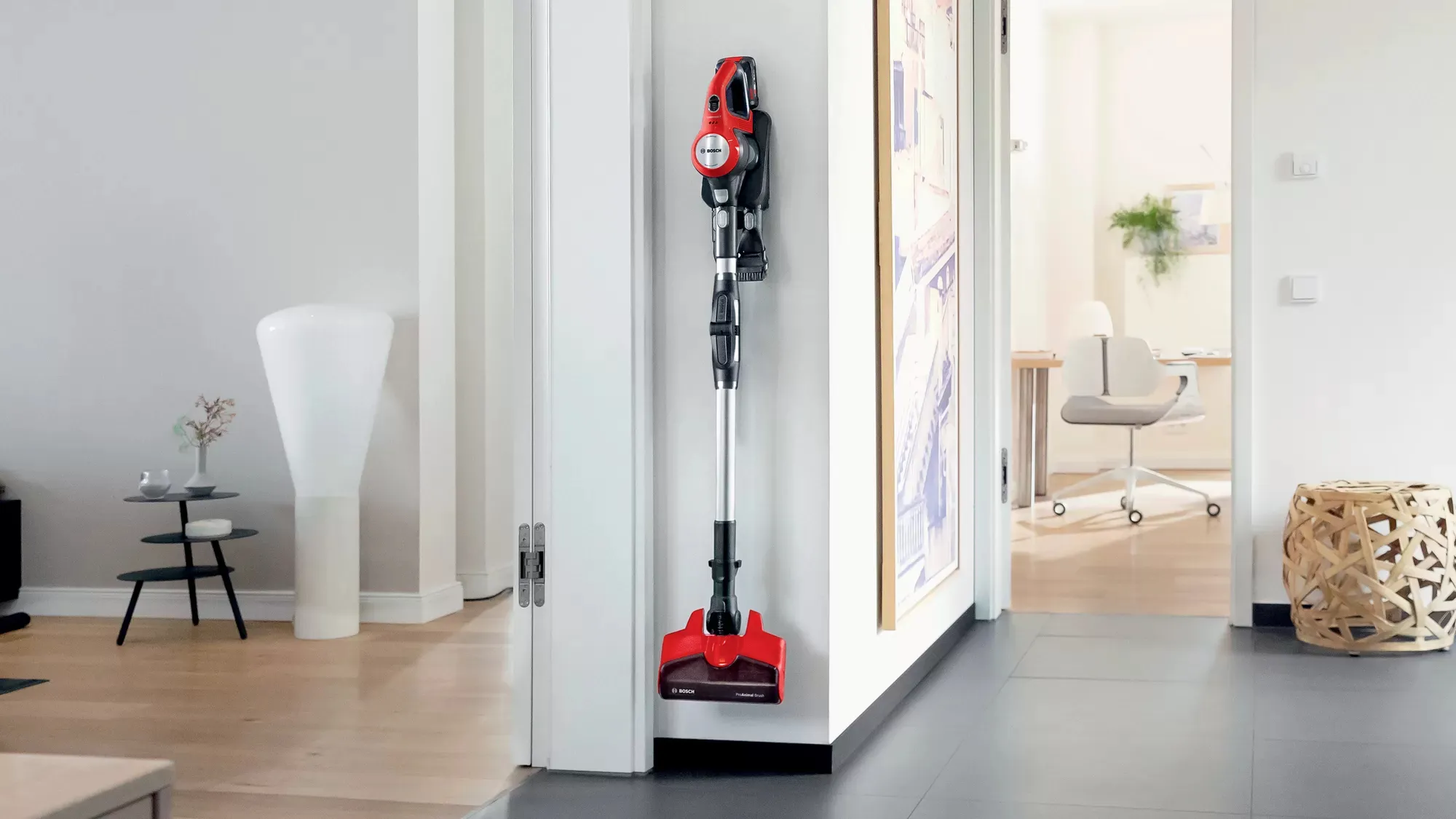 Bosch Unlimited 7 ProAnimal - Stick Vacuum Cleaner, red/black