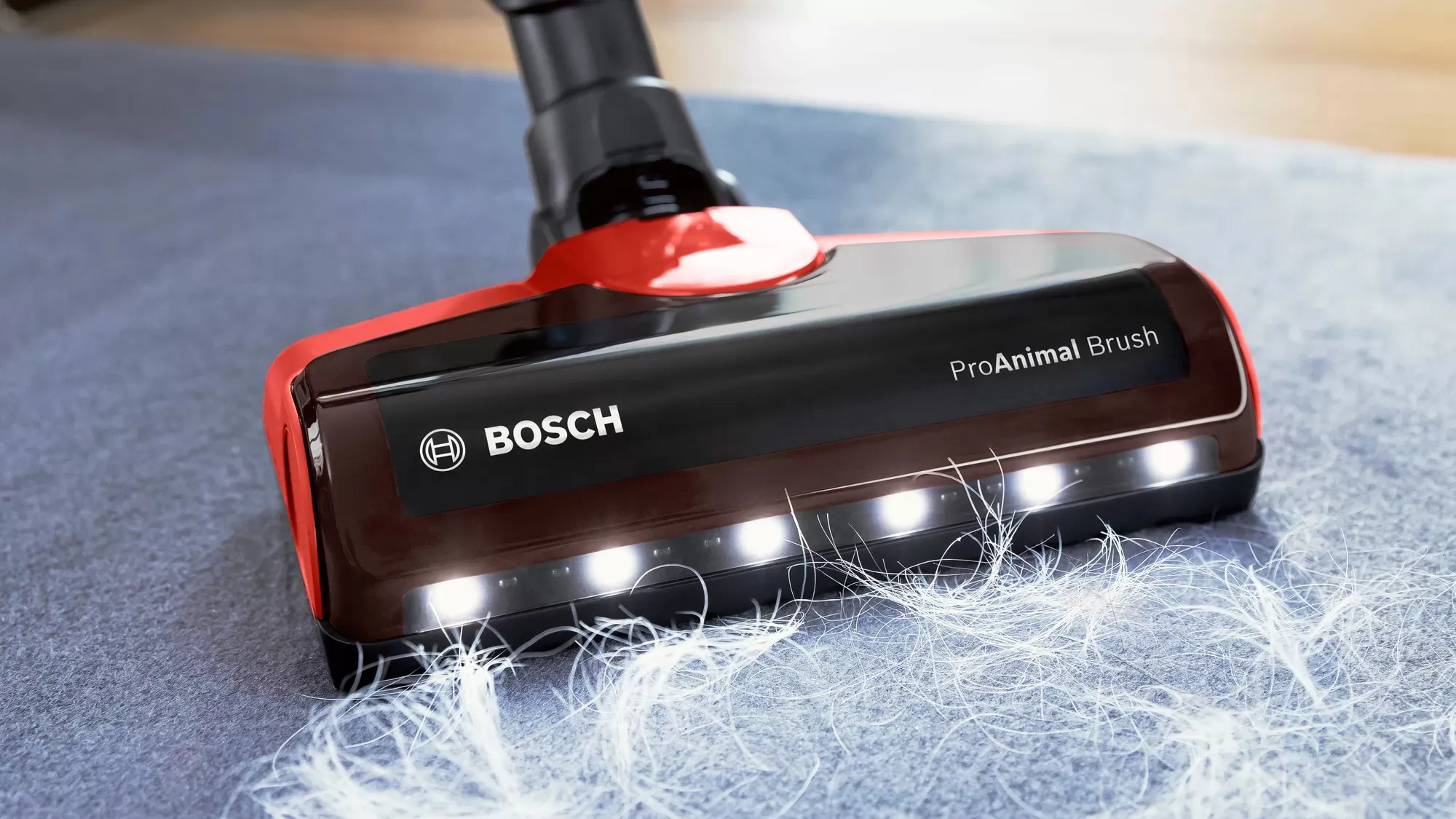 Bosch Unlimited 7 ProAnimal - Stick Vacuum Cleaner, red/black