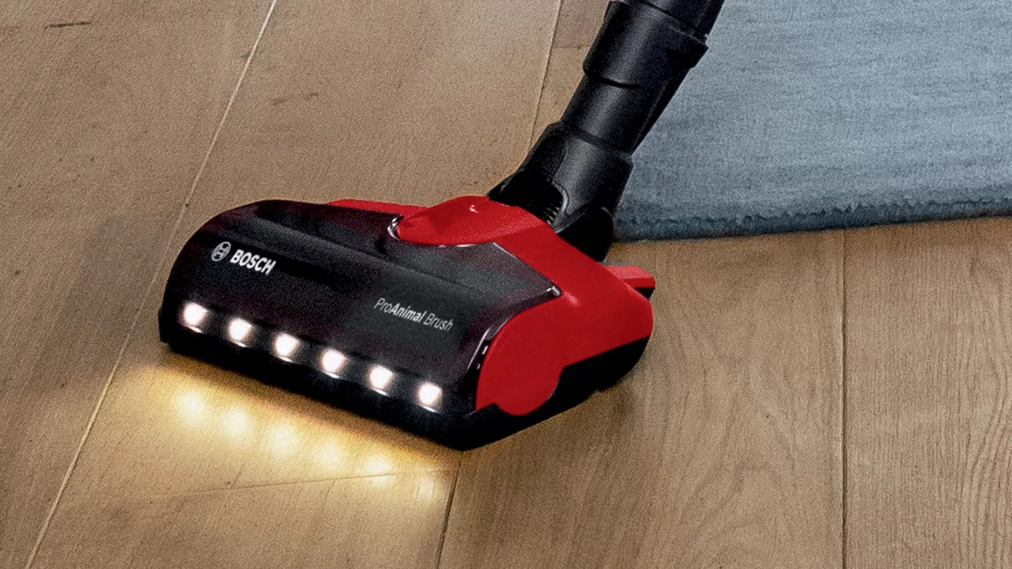 Bosch Unlimited 7 ProAnimal - Stick Vacuum Cleaner, red/black