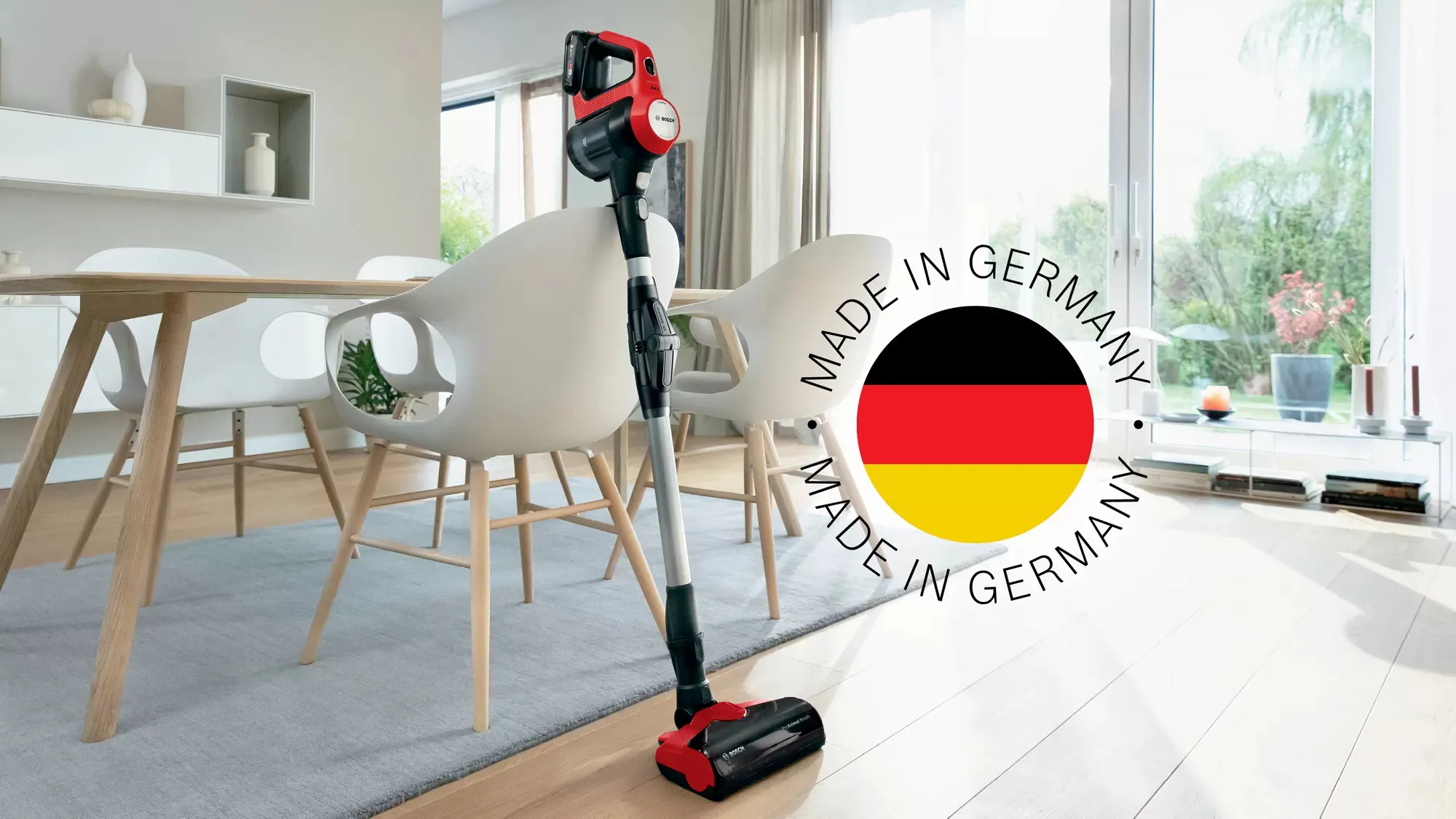 Bosch Unlimited 7 ProAnimal - Stick Vacuum Cleaner, red/black