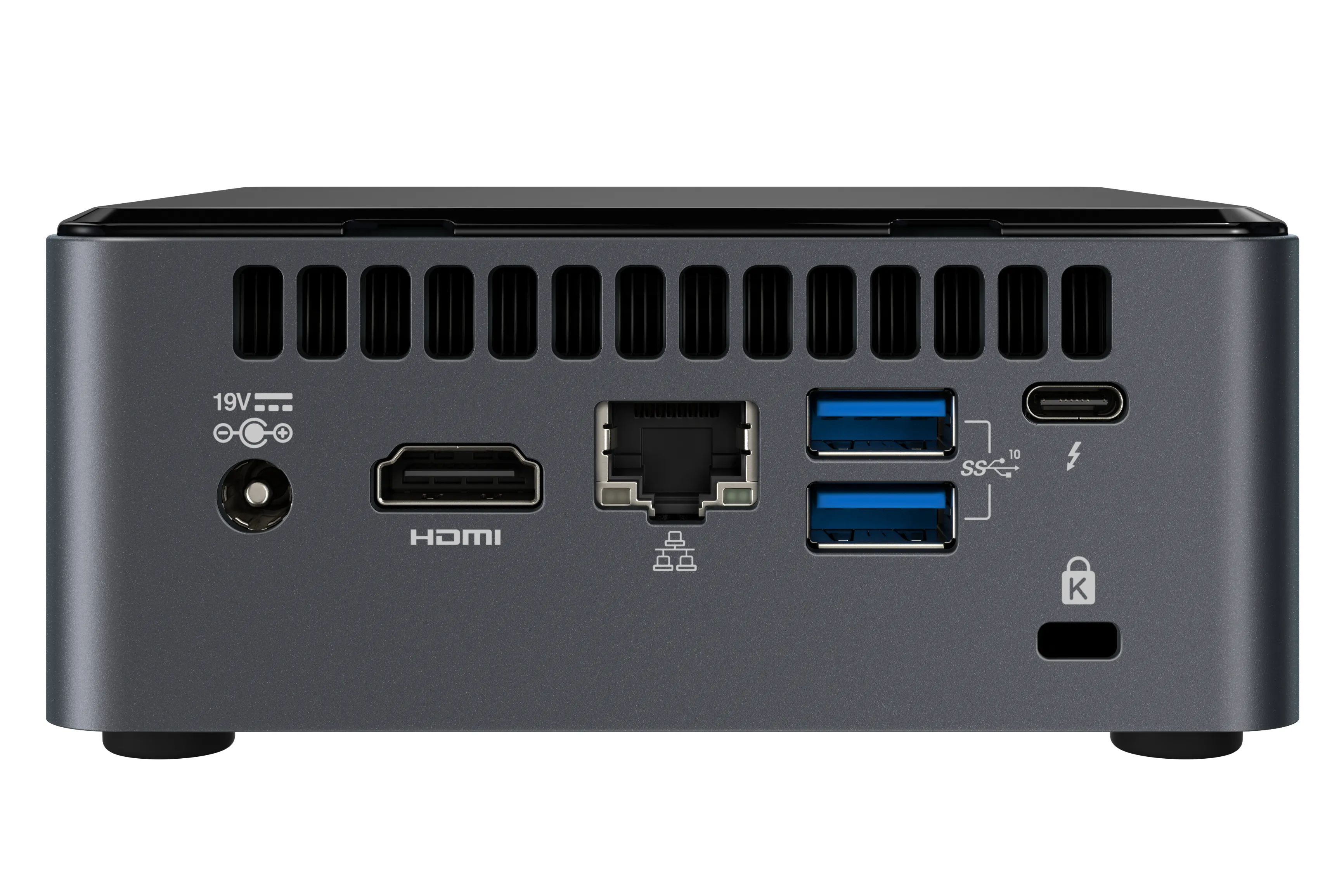 Intel NUC10i3FNHN Mini PC Barebone, Black
