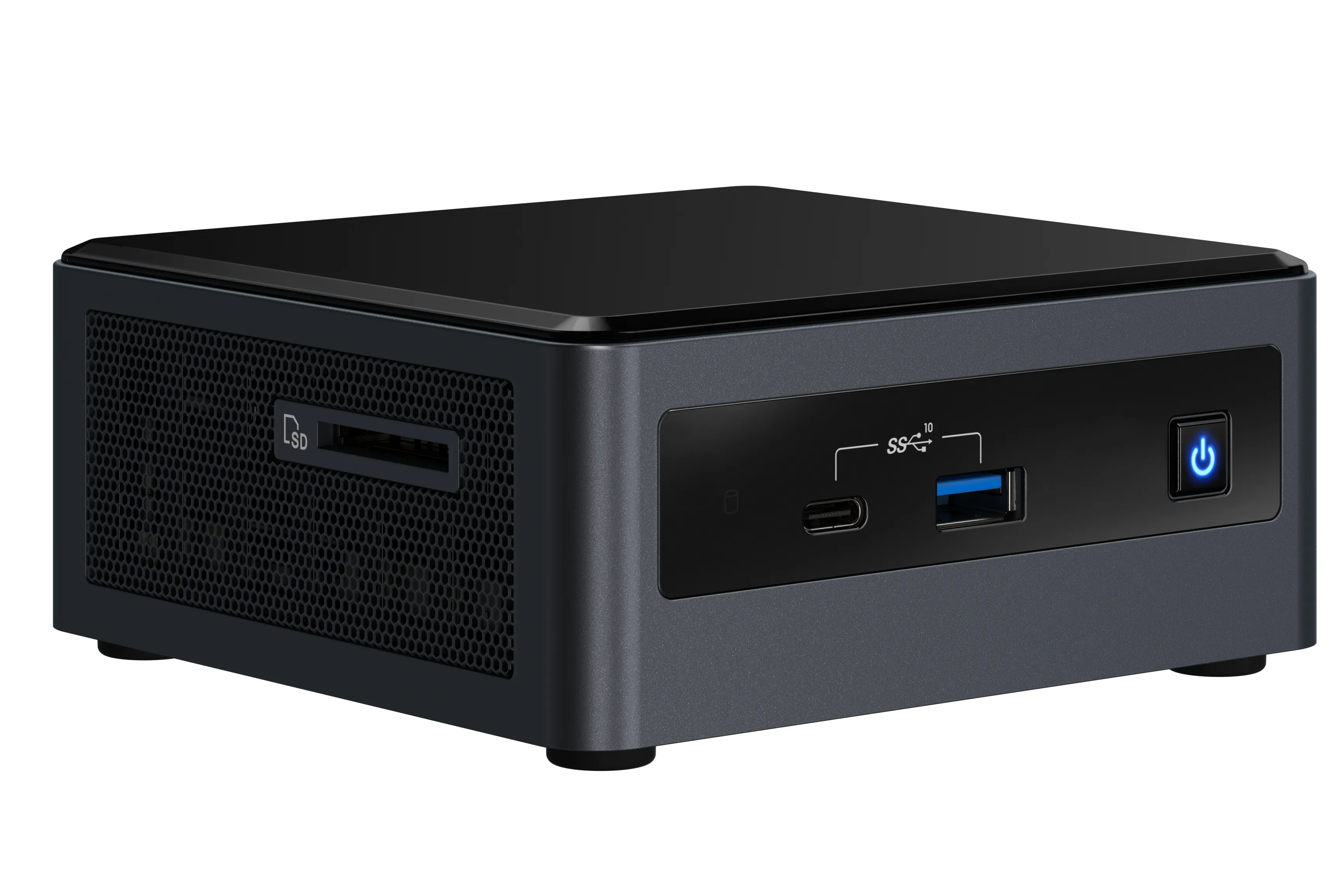 Intel NUC10i3FNHN Mini PC Barebone, Black