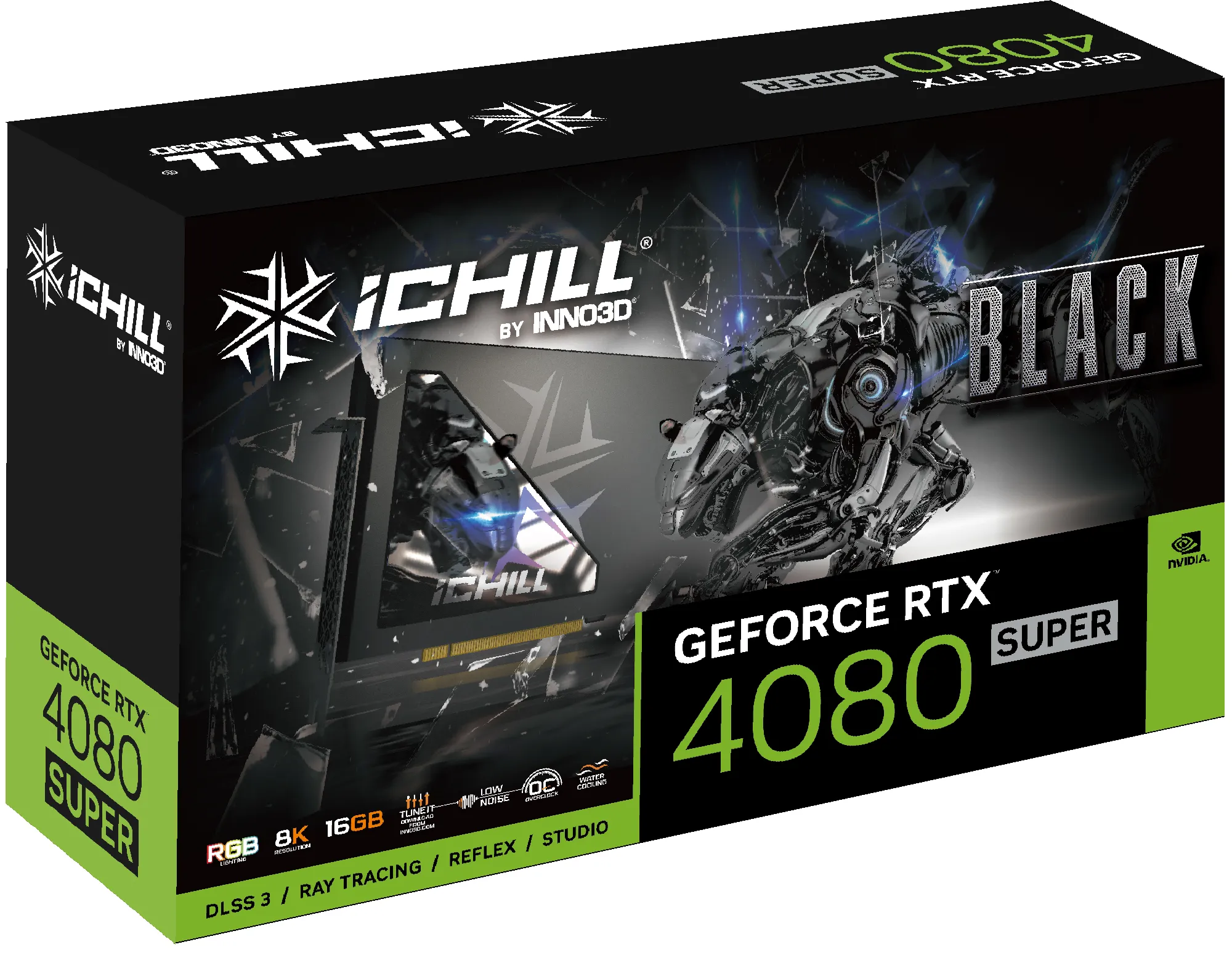 Inno3D GeForce RTX 4080 SUPER iChill Black 16GB - Graphics card