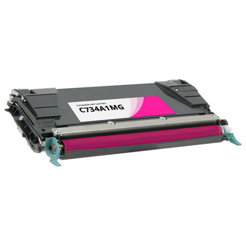 Lexmark C734A1MG -laserv&auml;rikasetti, magenta