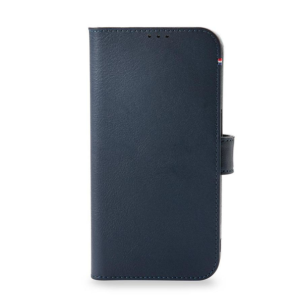 Decoded Leather Detachable, iPhone 13 Pro - Wallet Case, Matte Navy