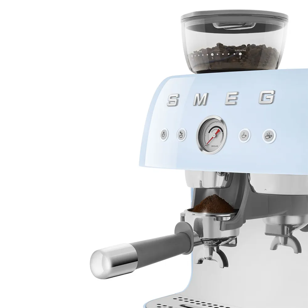 Smeg 50's Style EGF03PBEU - espressomaskin, Blå