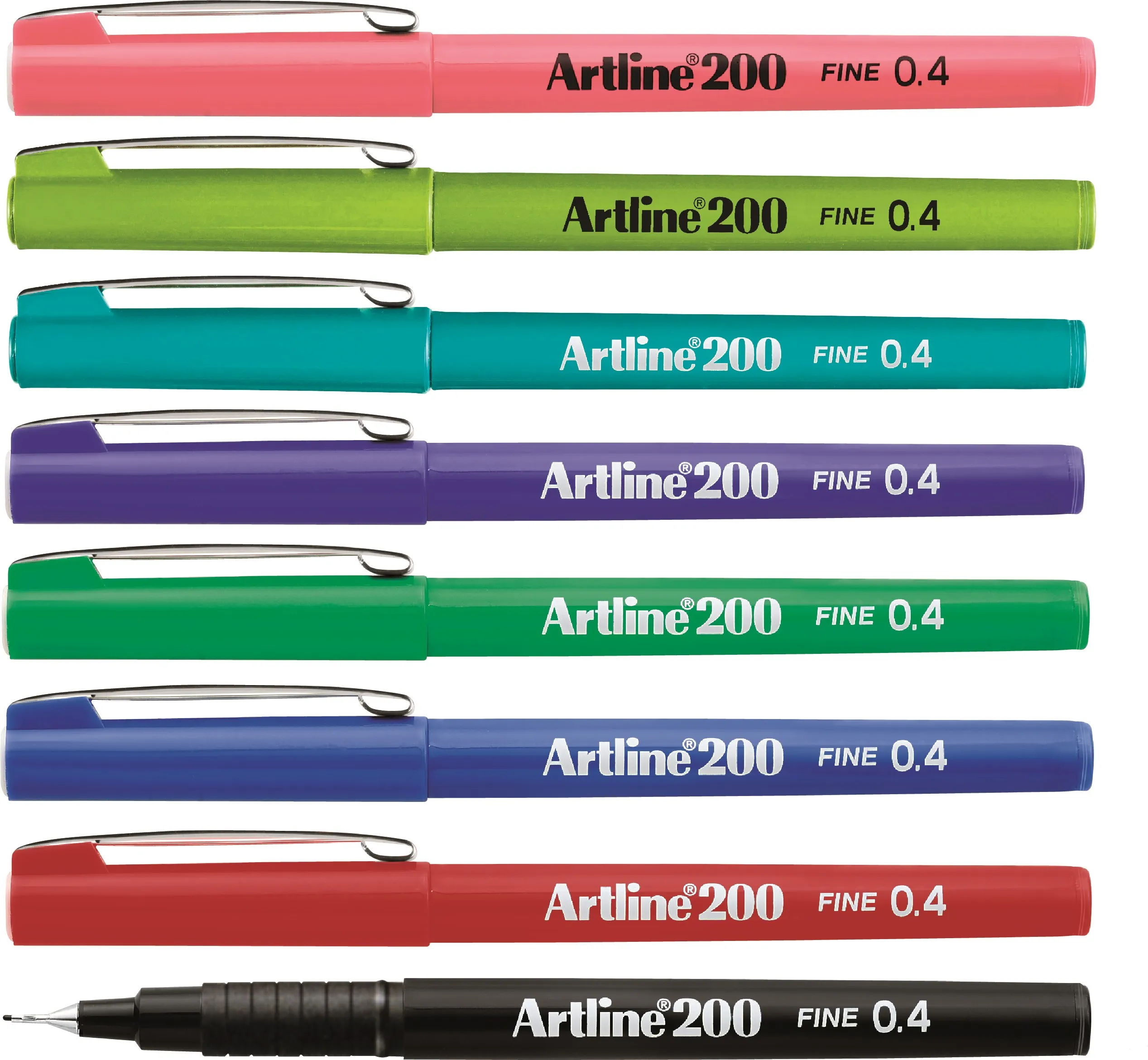 Fineliner Artline 200 Fine 0.4 8/scase
