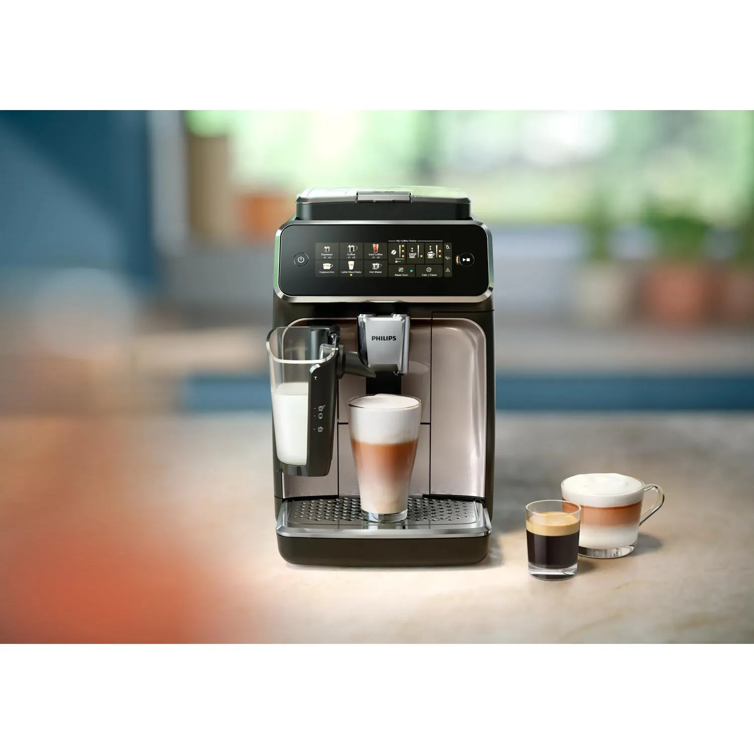Philips Series 3300 Ep3347 - espressomaskin, Svart, Krom