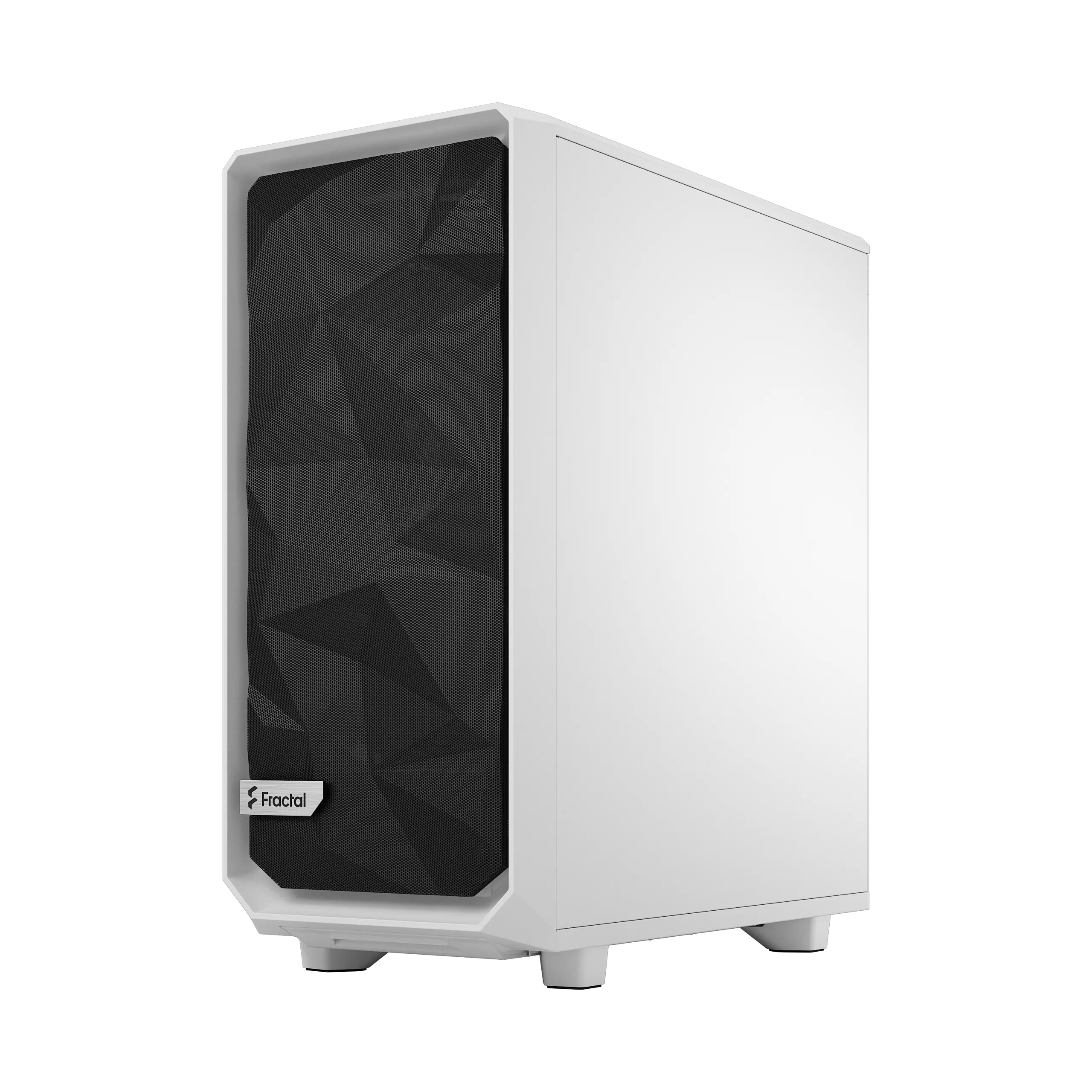 Fractal Design Meshify 2 Compact Lite - Mid Tower case with window, White / Clear Tint