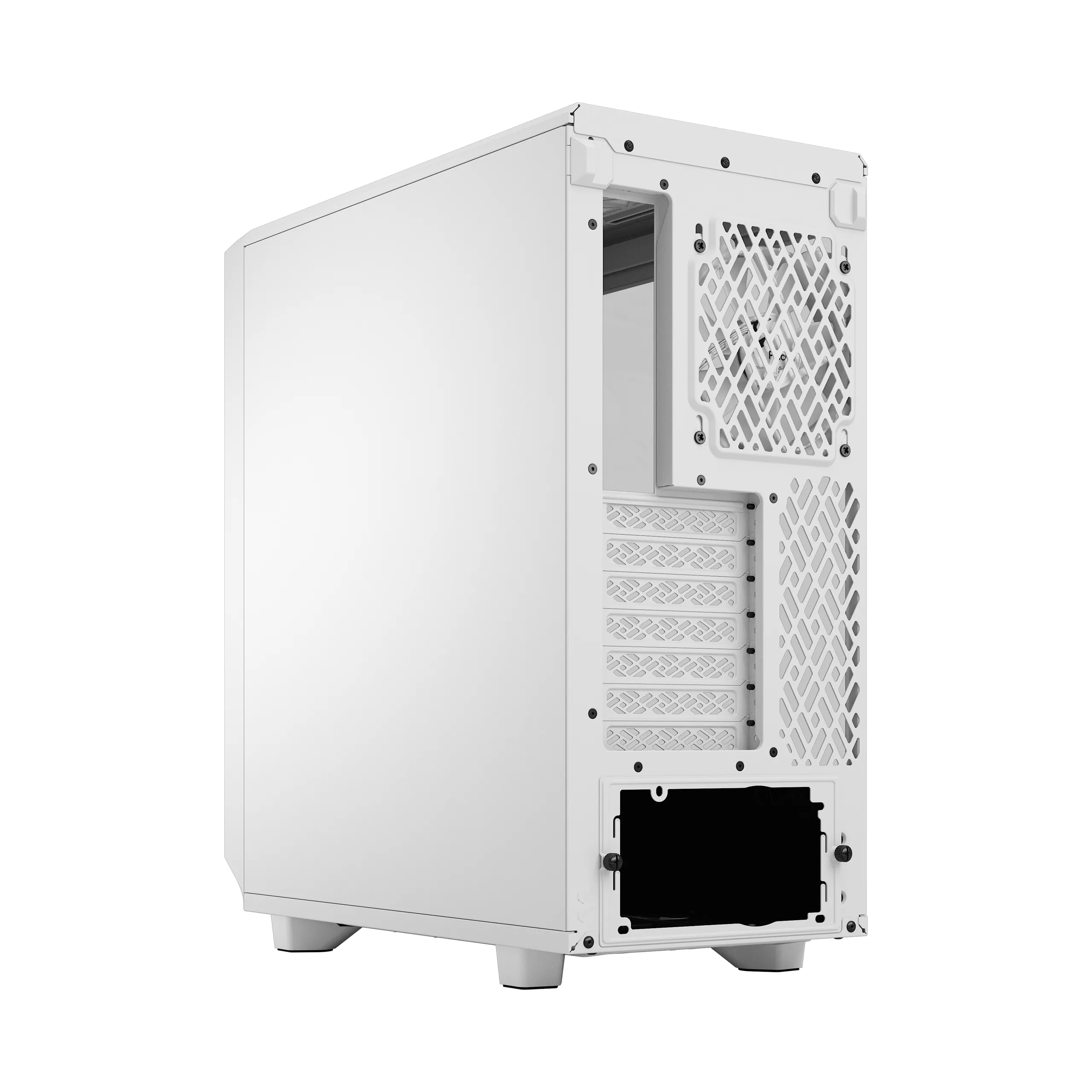 Fractal Design Meshify 2 Compact Lite - Mid Tower case with window, White / Clear Tint