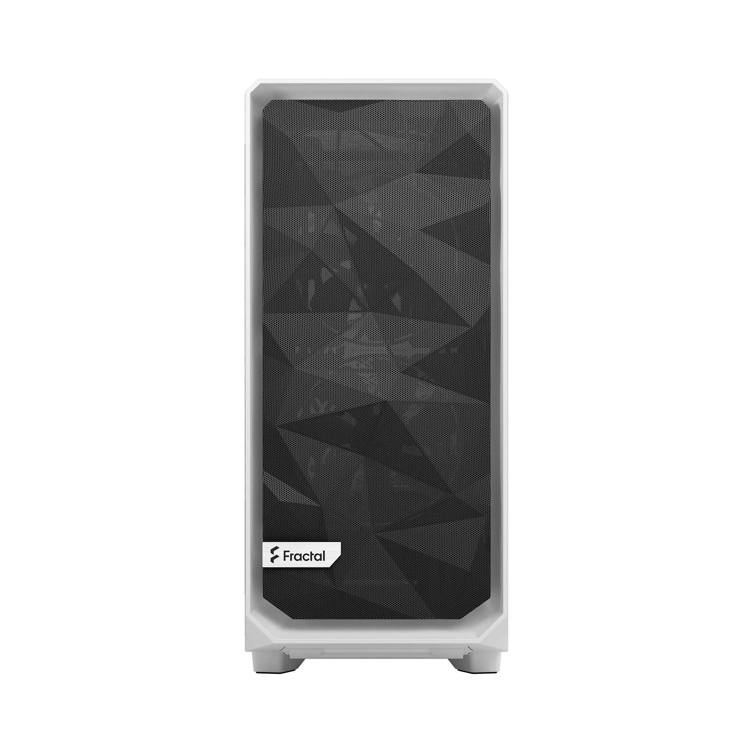Fractal Design Meshify 2 Compact Lite - Mid Tower case with window, White / Clear Tint