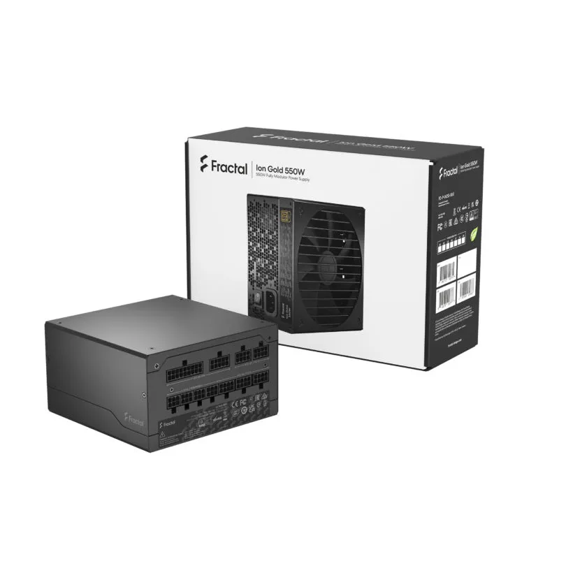 Fractal Design Ion 550W -virtal&auml;hde, 80 Plus Gold
