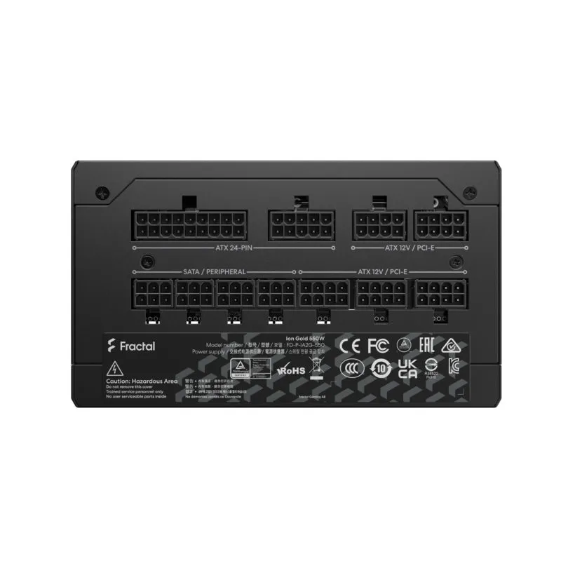 Fractal Design Ion 550W -virtal&auml;hde, 80 Plus Gold