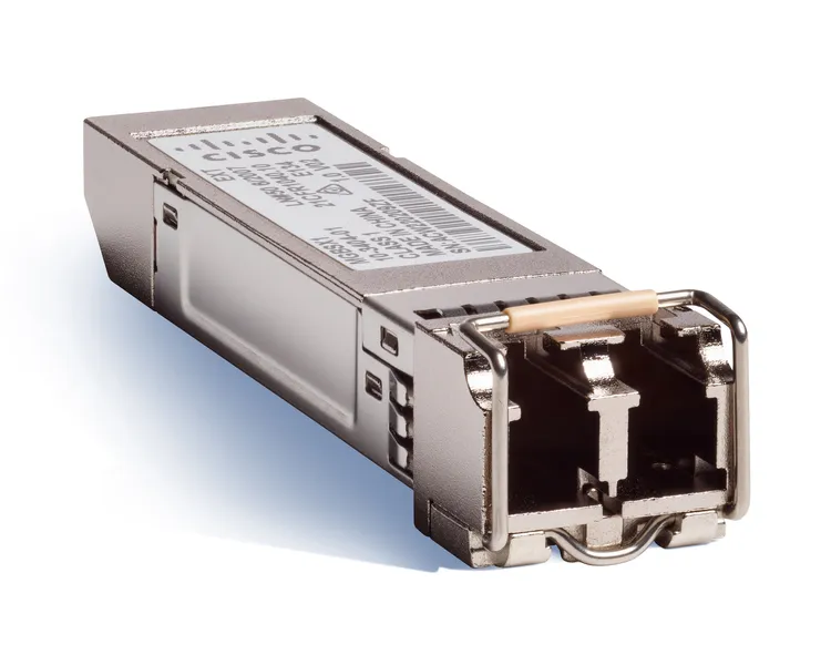 Cisco - SFP (mini-GBIC) lähetin-vastaanotin-moduuli - GigE - 1000Base-LX, 1000Base-LH - LC/PC single-mode - jopa 10 km - 1310 nm malleihin Cisco 38XX, 39XX, 445