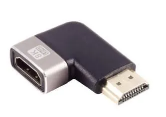 MicroConnect HDMI 8k 90&deg; left angeled F-M 8K 60Hz / 4K 120Hz