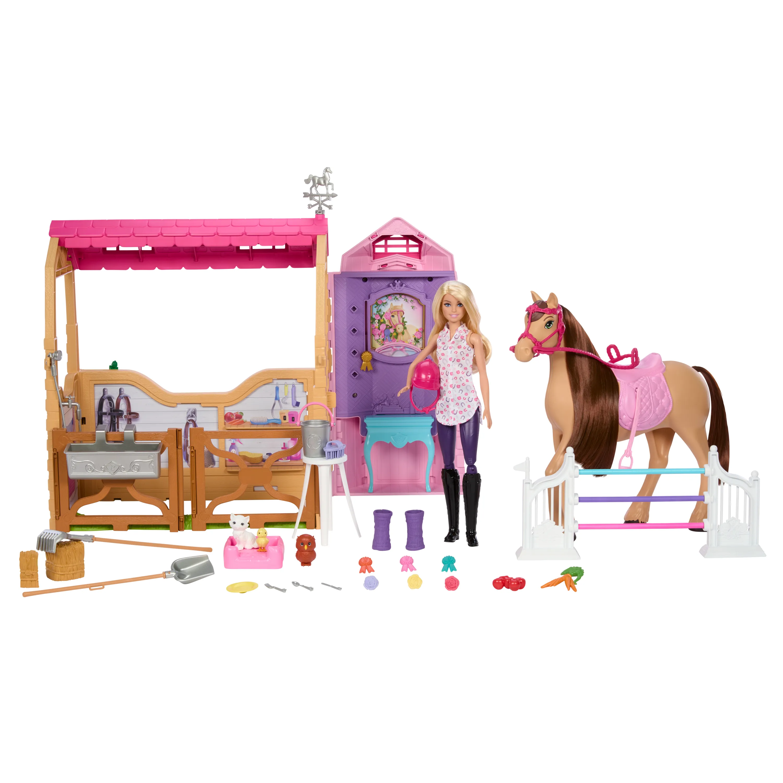 Mattel Barbie Mysteries: The Great Horse Chase - Ultimate Horse Stall, Play Building