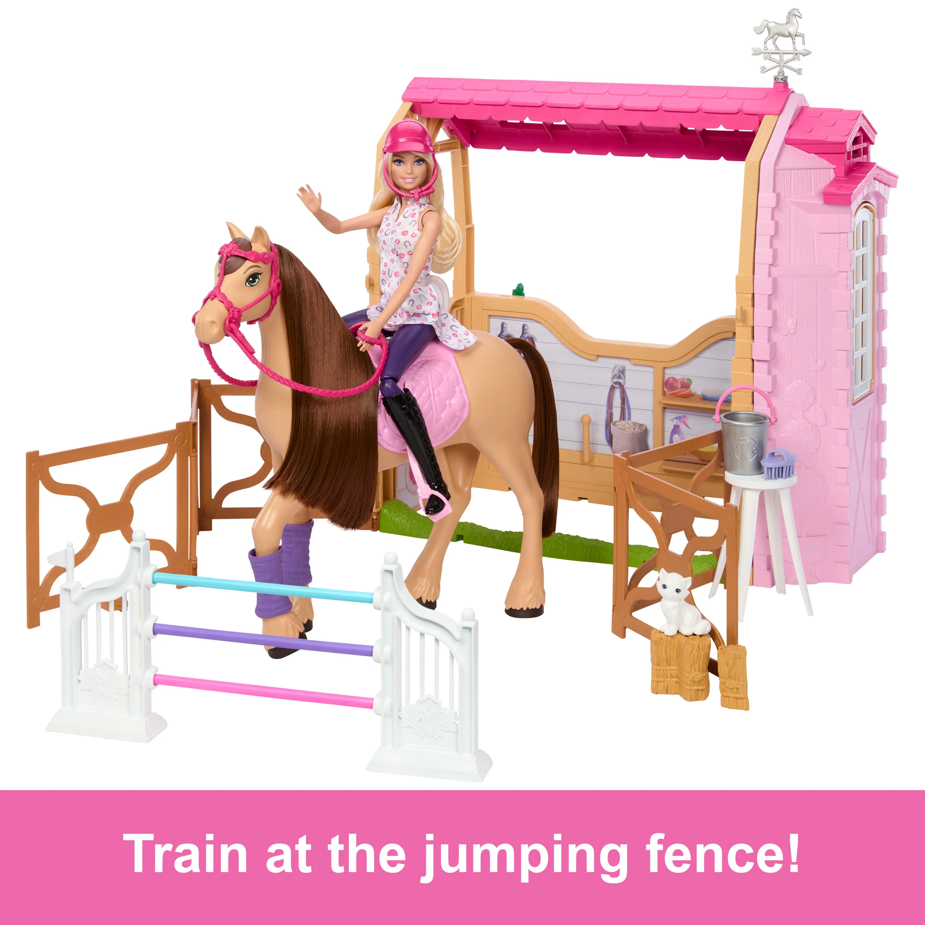 Mattel Barbie Mysteries: The Great Horse Chase - Ultimate Horse Stall, Play Building