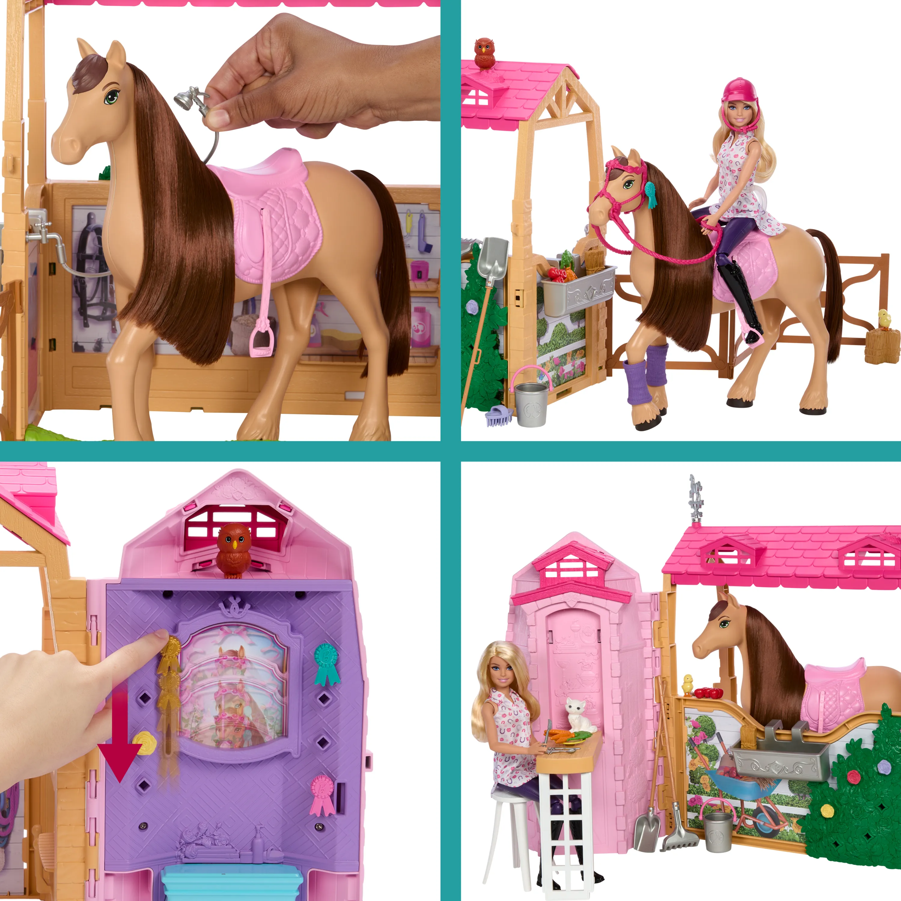 Mattel Barbie Mysteries: The Great Horse Chase - Ultimate Horse Stall, Play Building