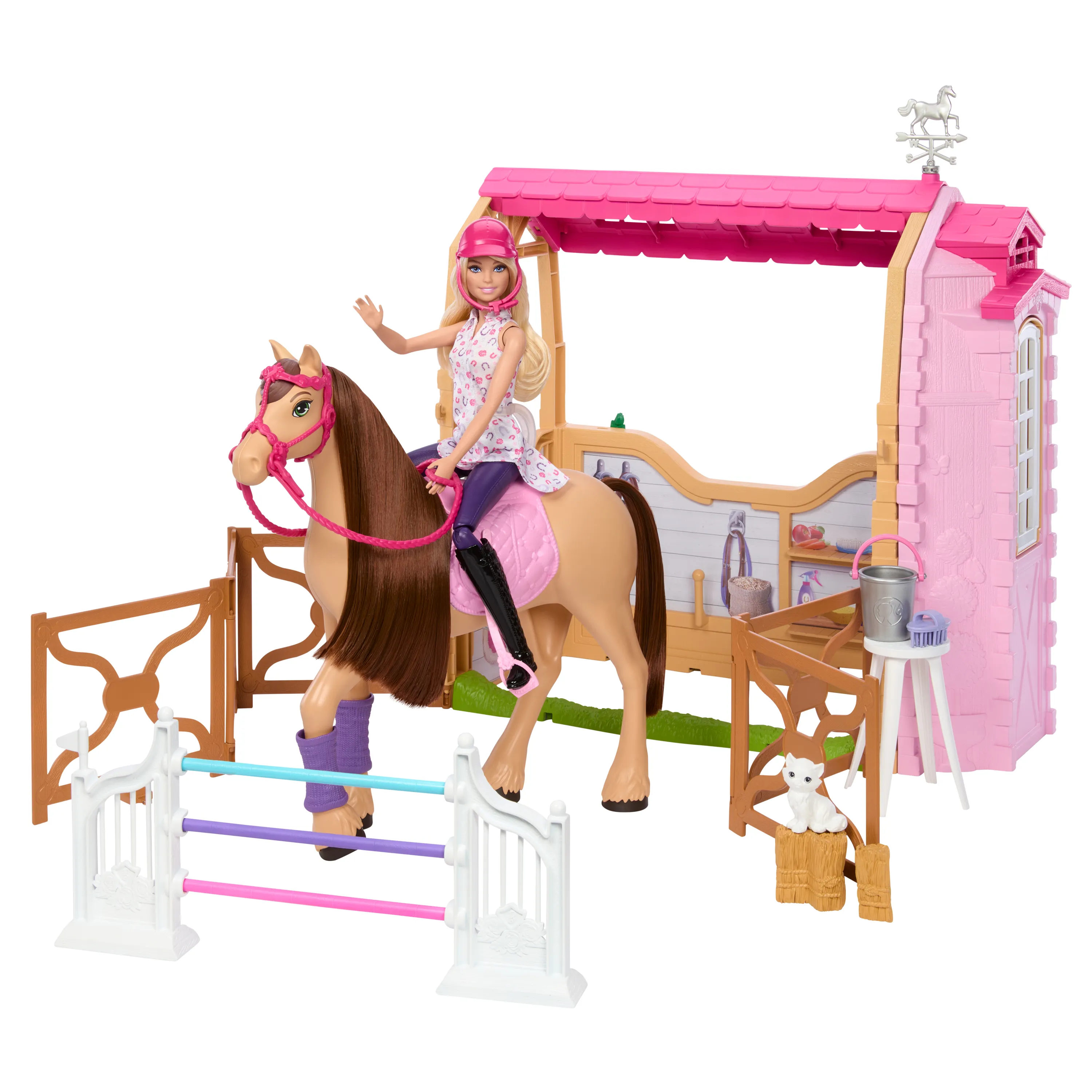 Mattel Barbie Mysteries: The Great Horse Chase - Ultimate Horse Stall, Play Building