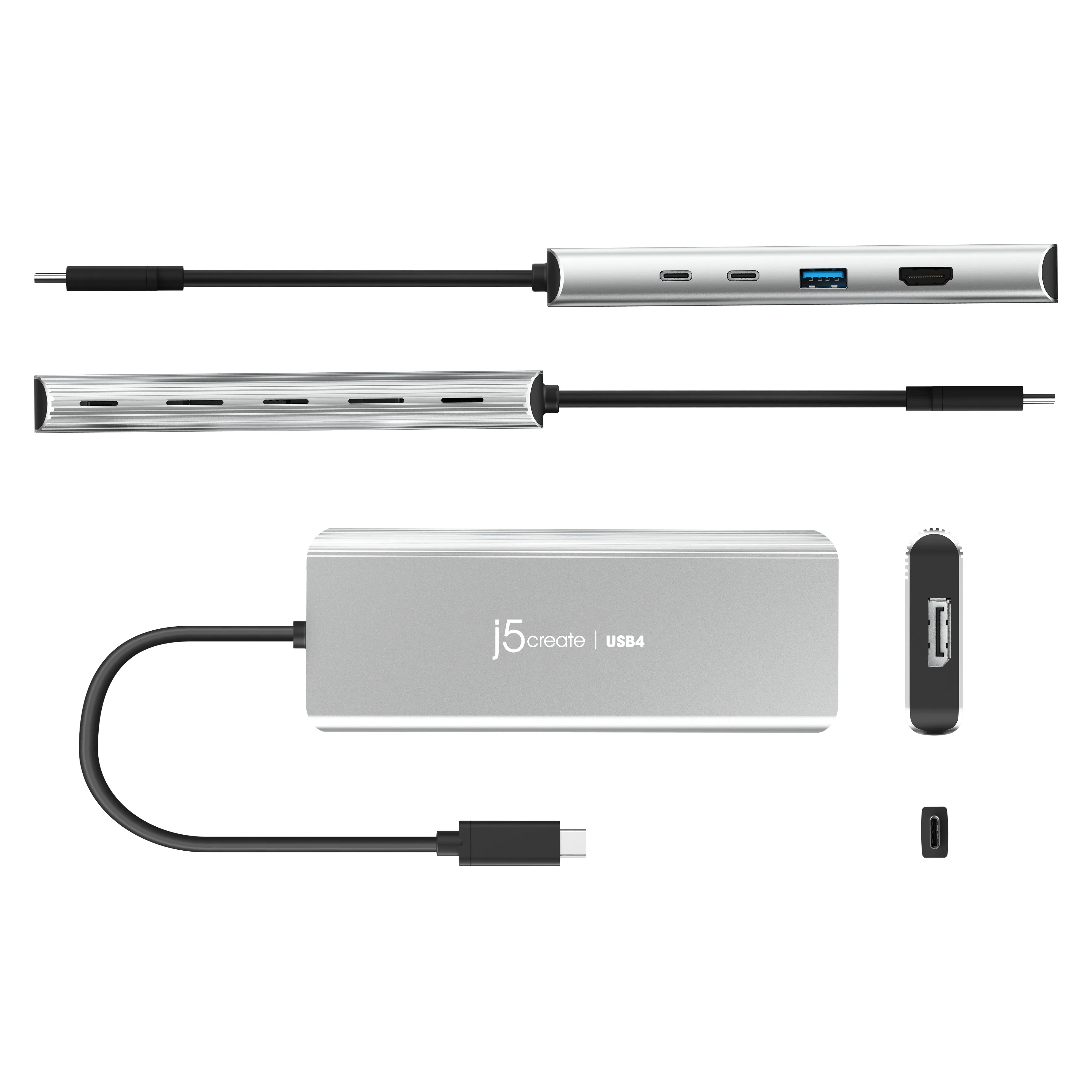 J5 Create USB4 DUAL 4K MULTI-PORT HUB
