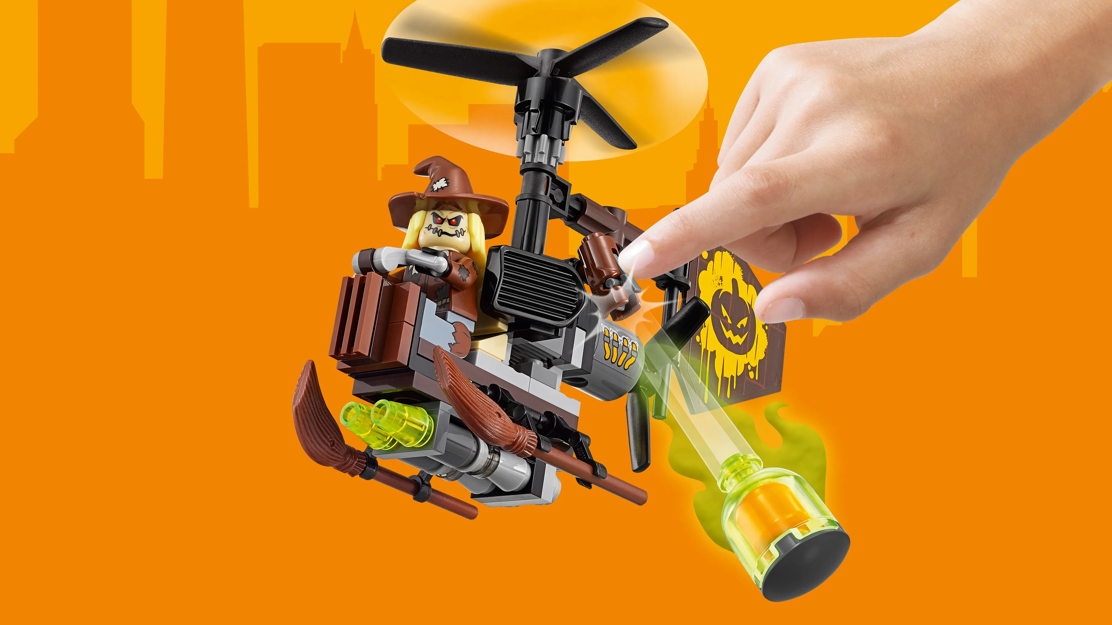 Lego Batman - Scarecrow Fearful Face-off