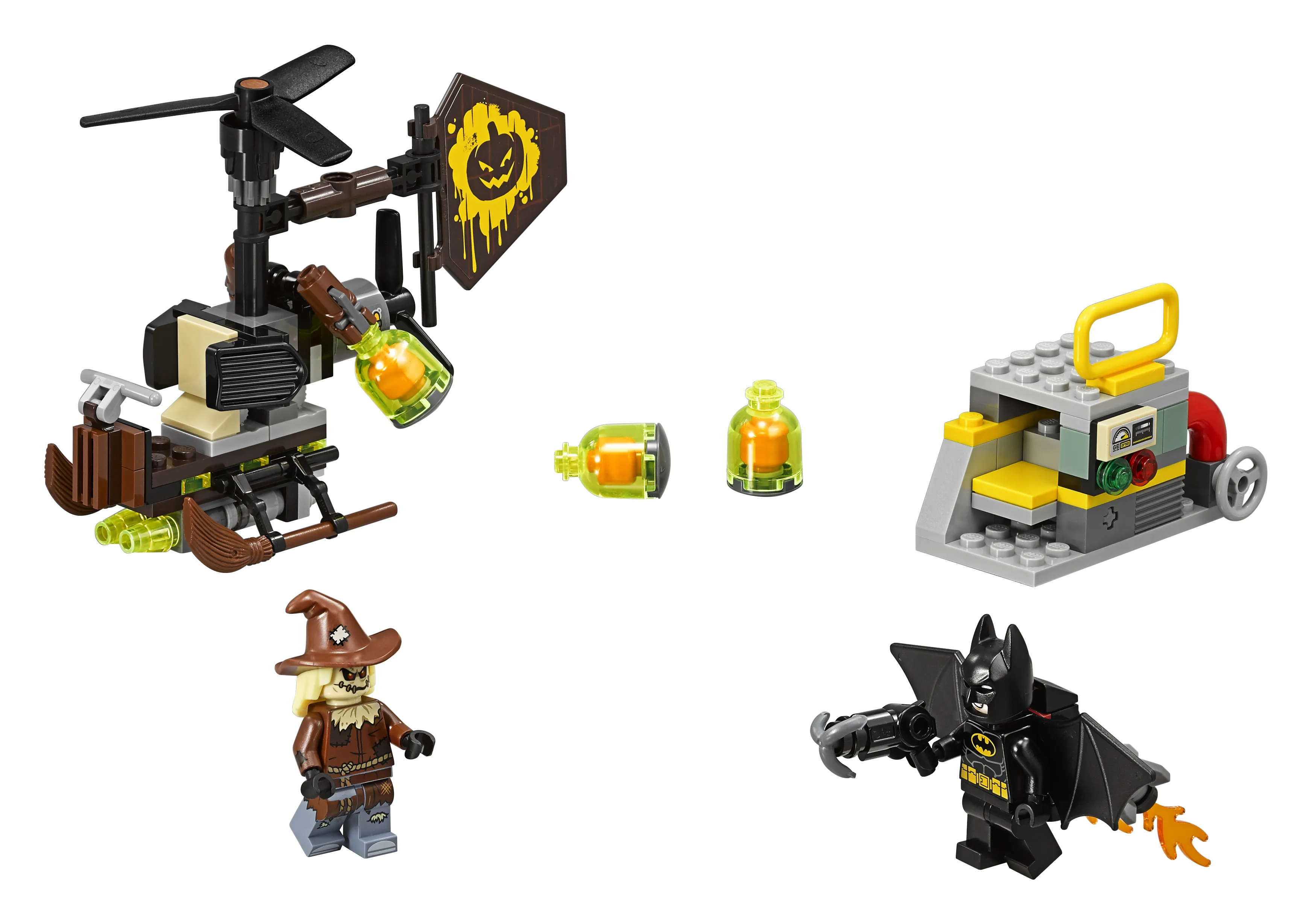 Lego Batman - Scarecrow Fearful Face-off