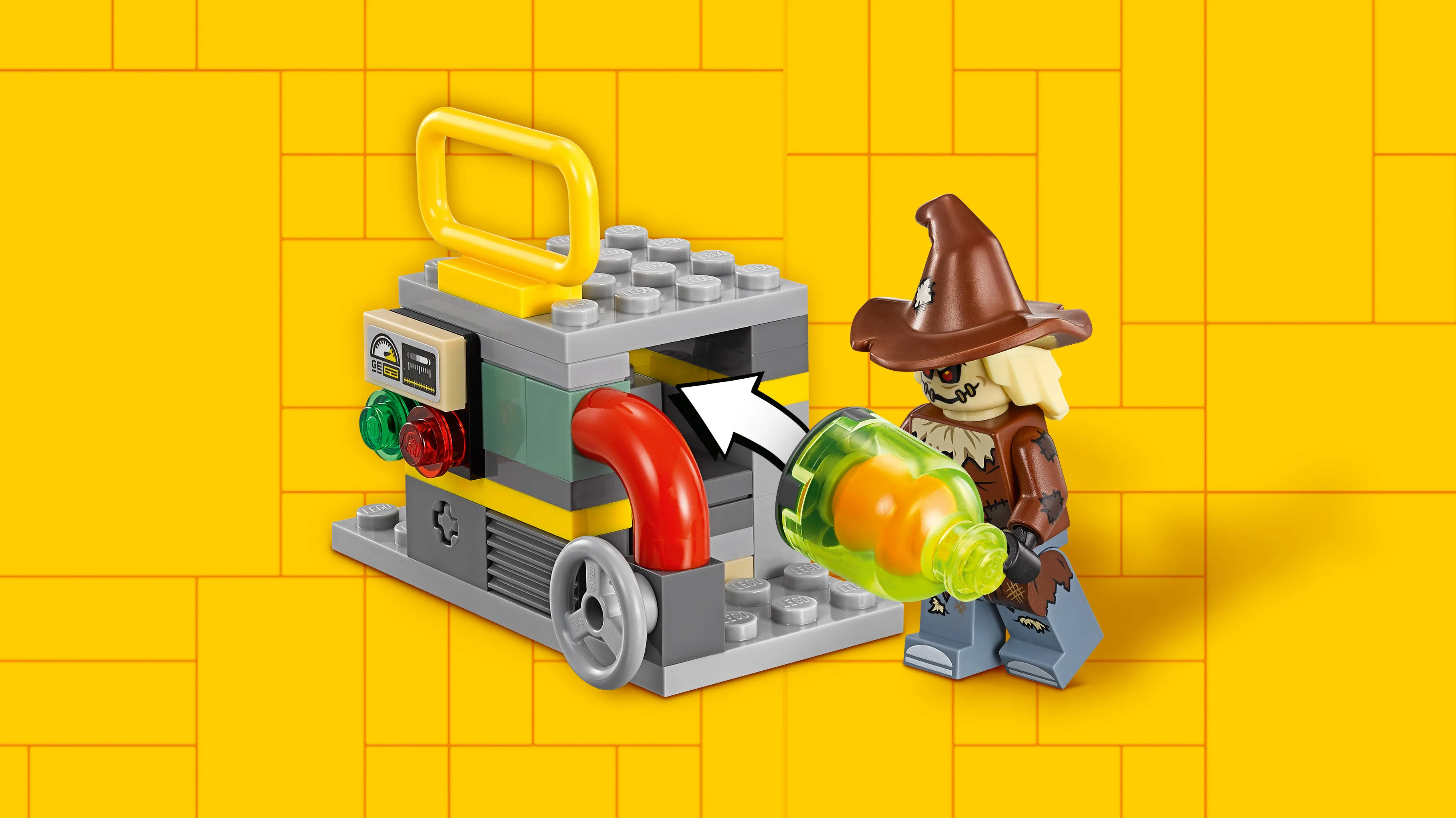 Lego Batman - Scarecrow Fearful Face-off