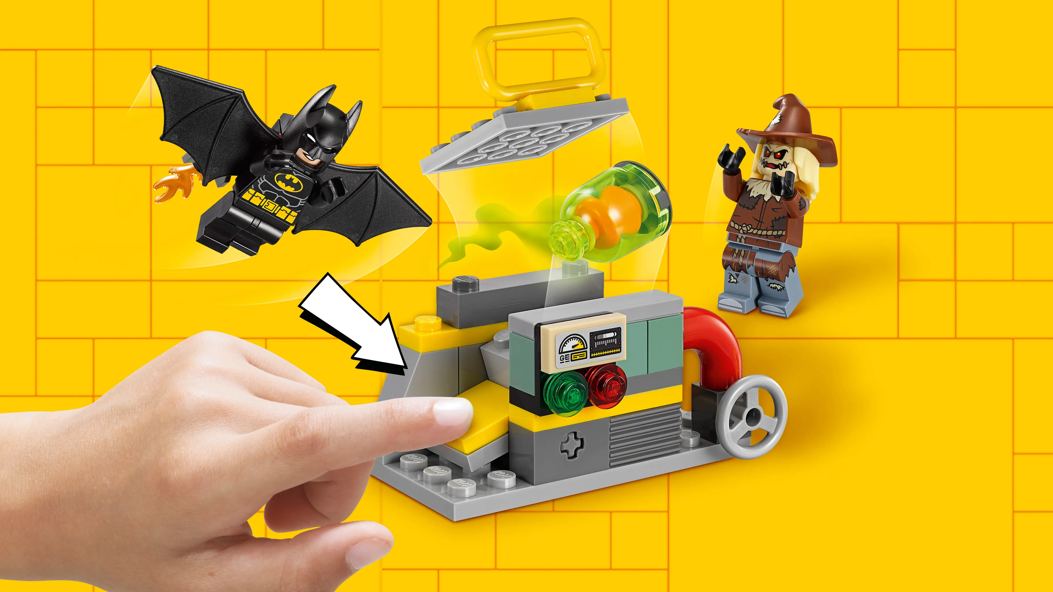 Lego Batman - Scarecrow Fearful Face-off