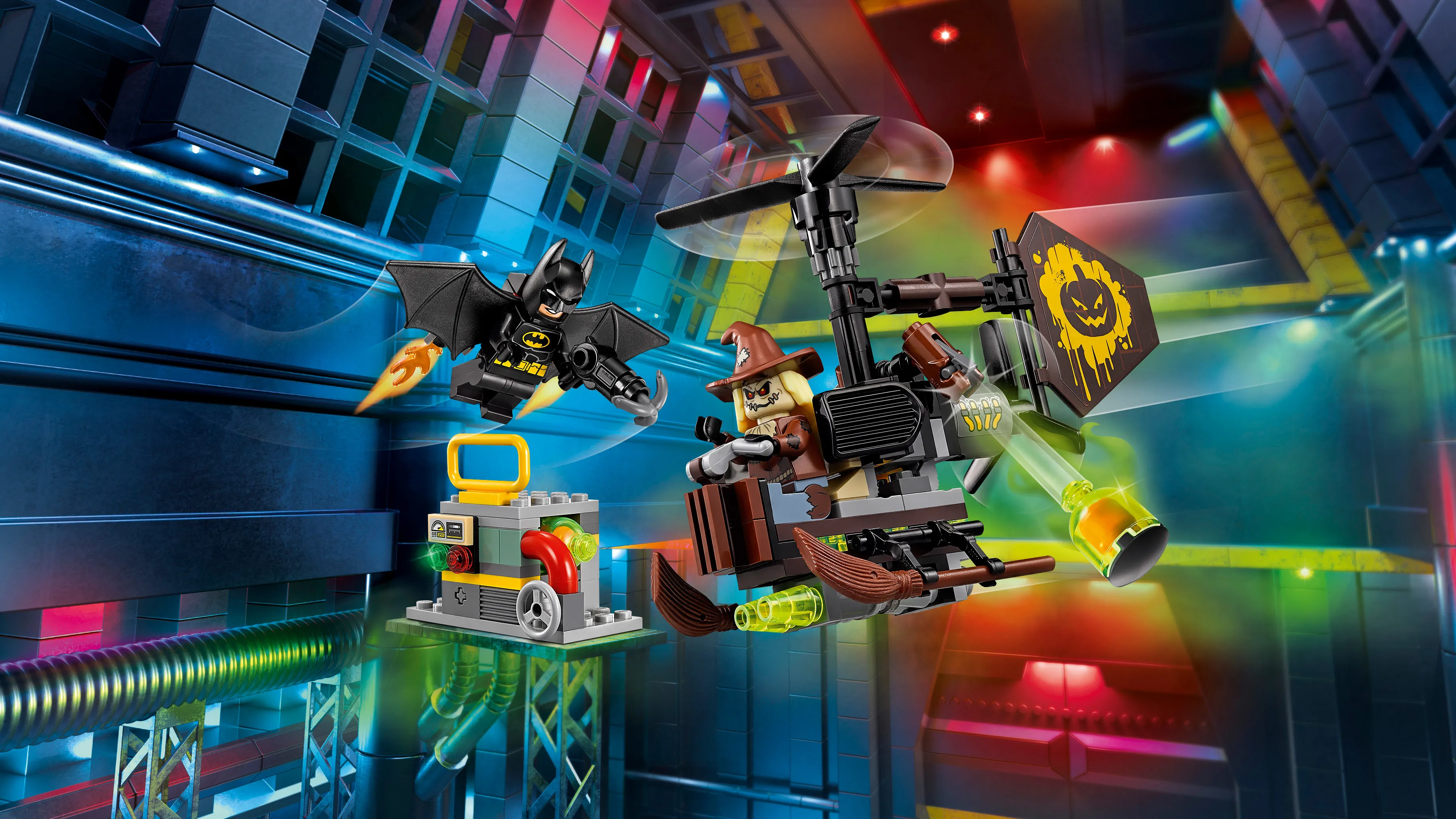 Lego Batman - Scarecrow Fearful Face-off
