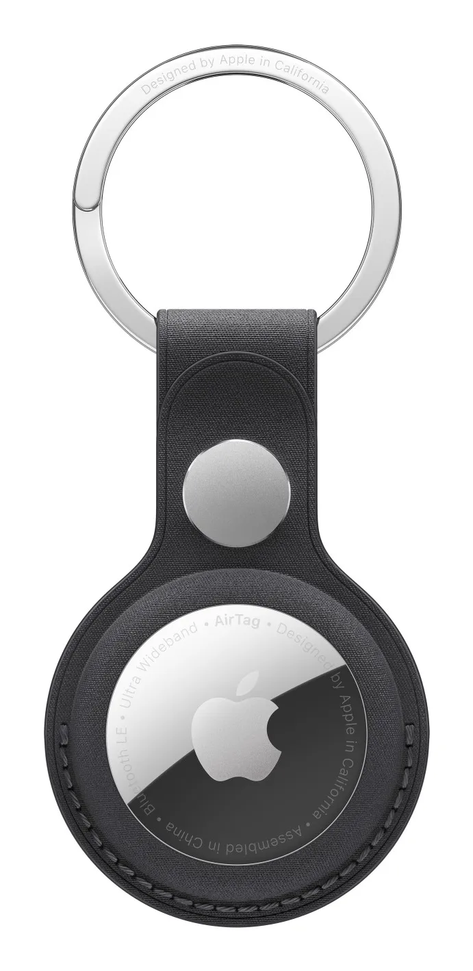 Apple AirTag FineWoven -avaimenperä, Musta